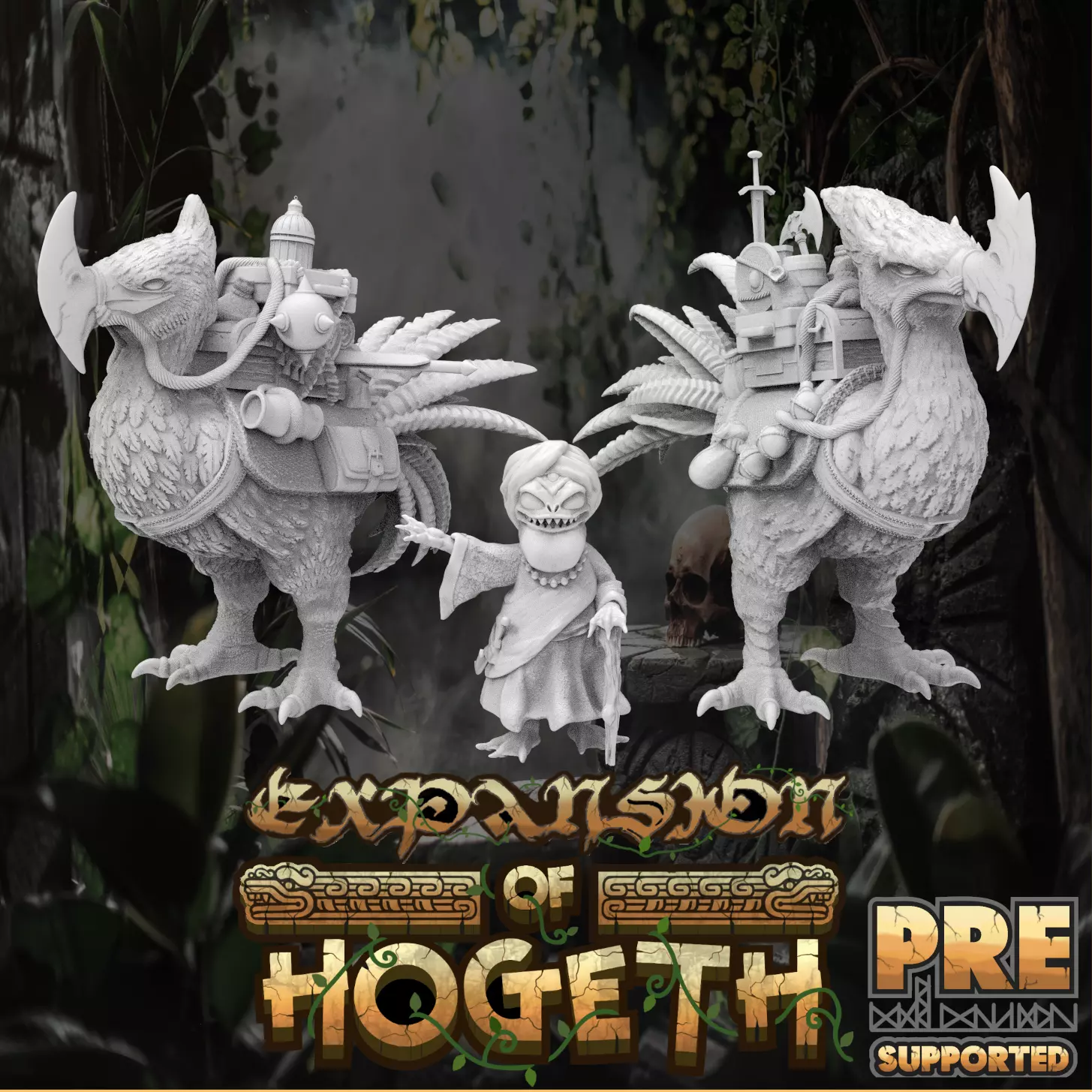 Mer Gurgler Grung Merchant And Packbirds 3D print model_0