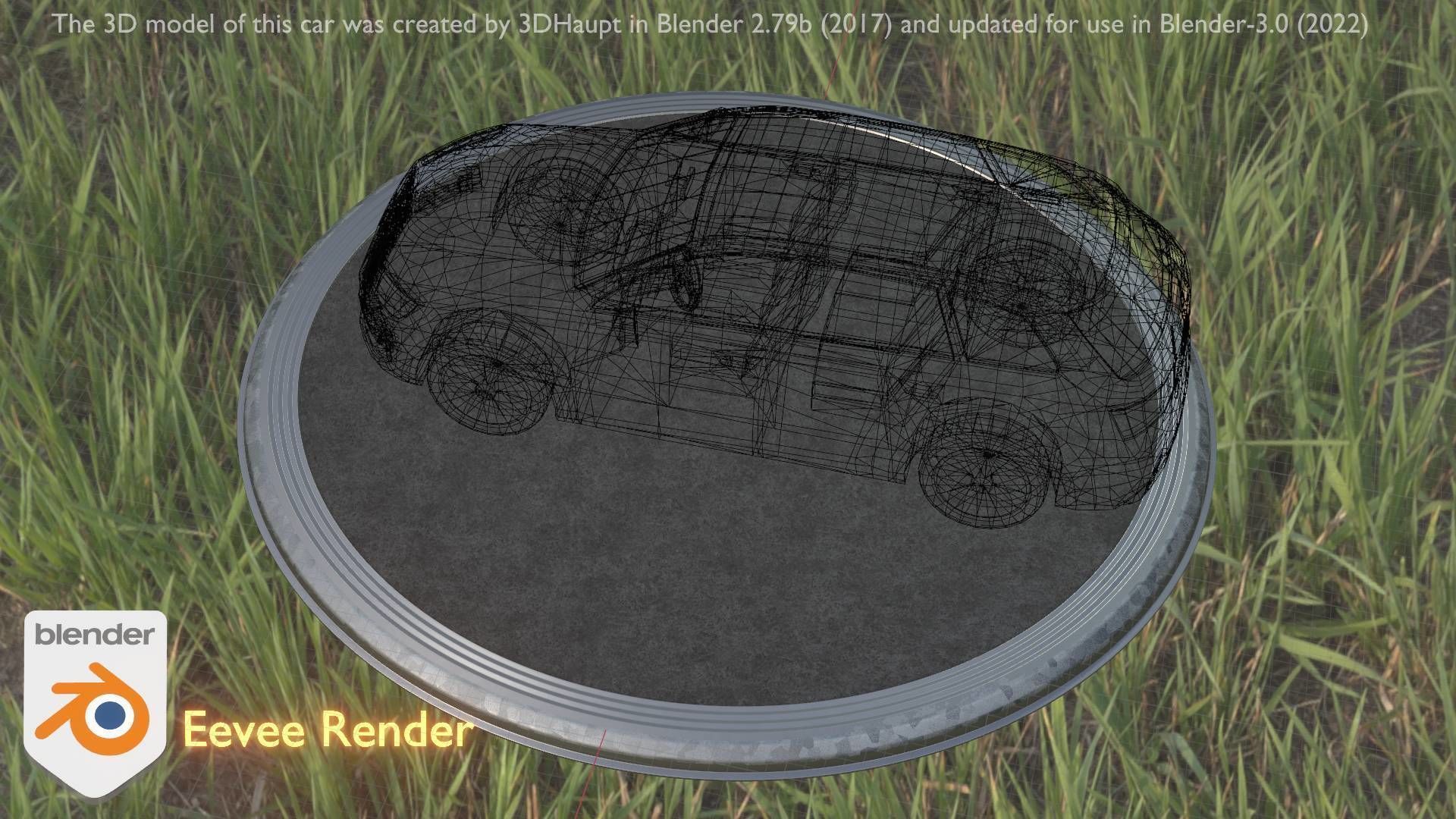 City Car 46 SUV Type-B Green Low-poly 3D model_80