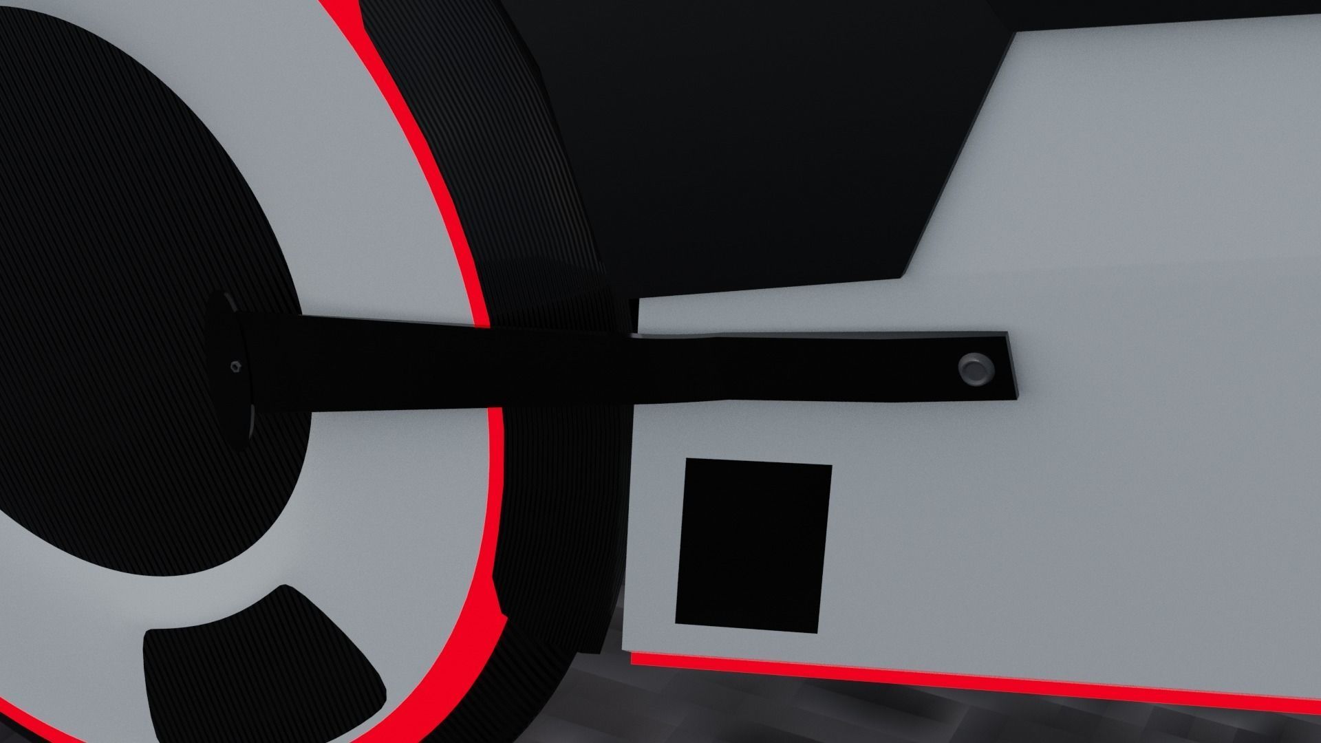 Cyberpunk Bike Low-poly 3D model_7