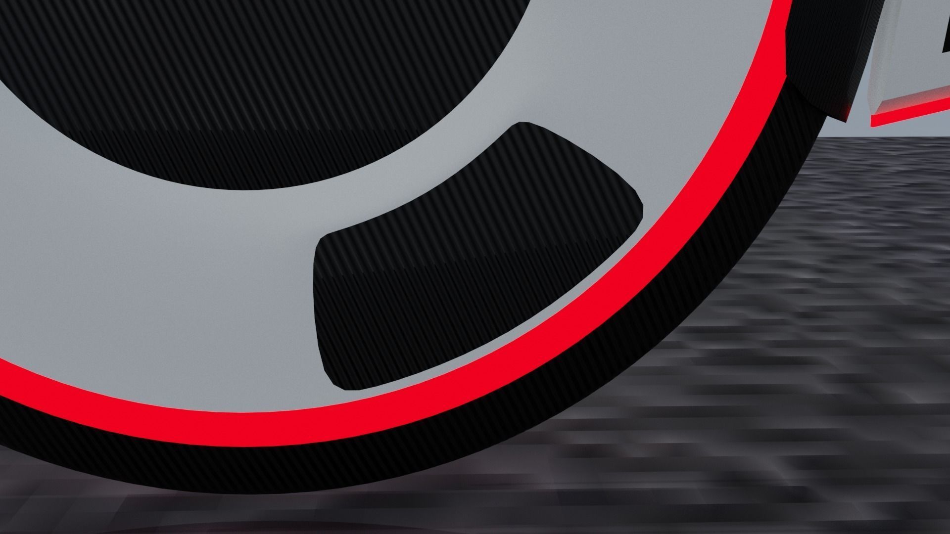 Cyberpunk Bike Low-poly 3D model_3