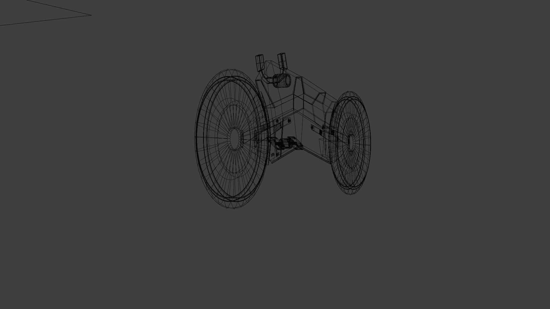Cyberpunk Bike Low-poly 3D model_16