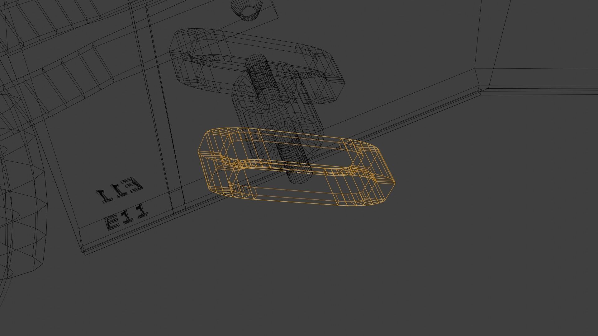 Cyberpunk Bike Low-poly 3D model_21
