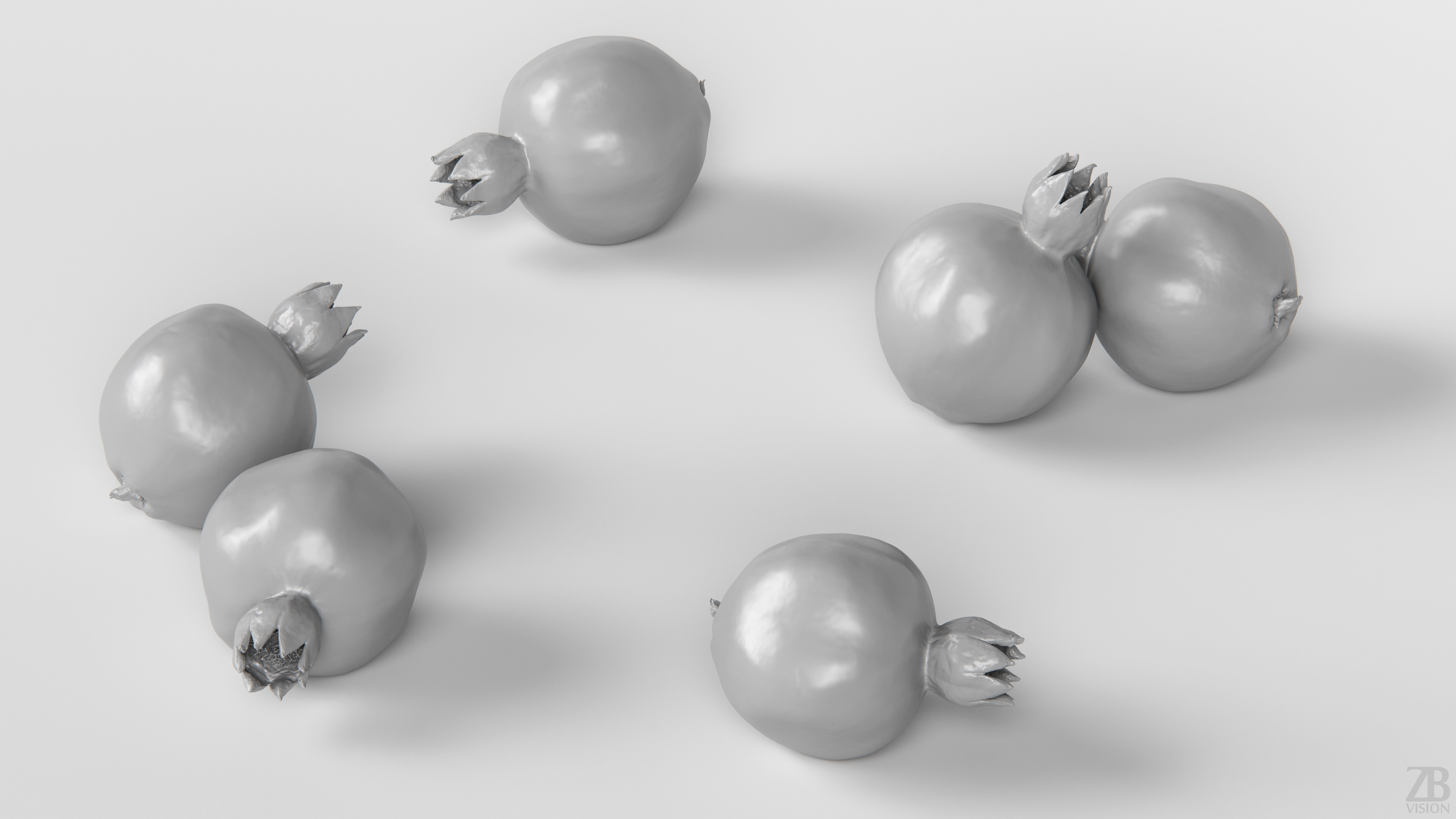 Pomegranate 3D model_3