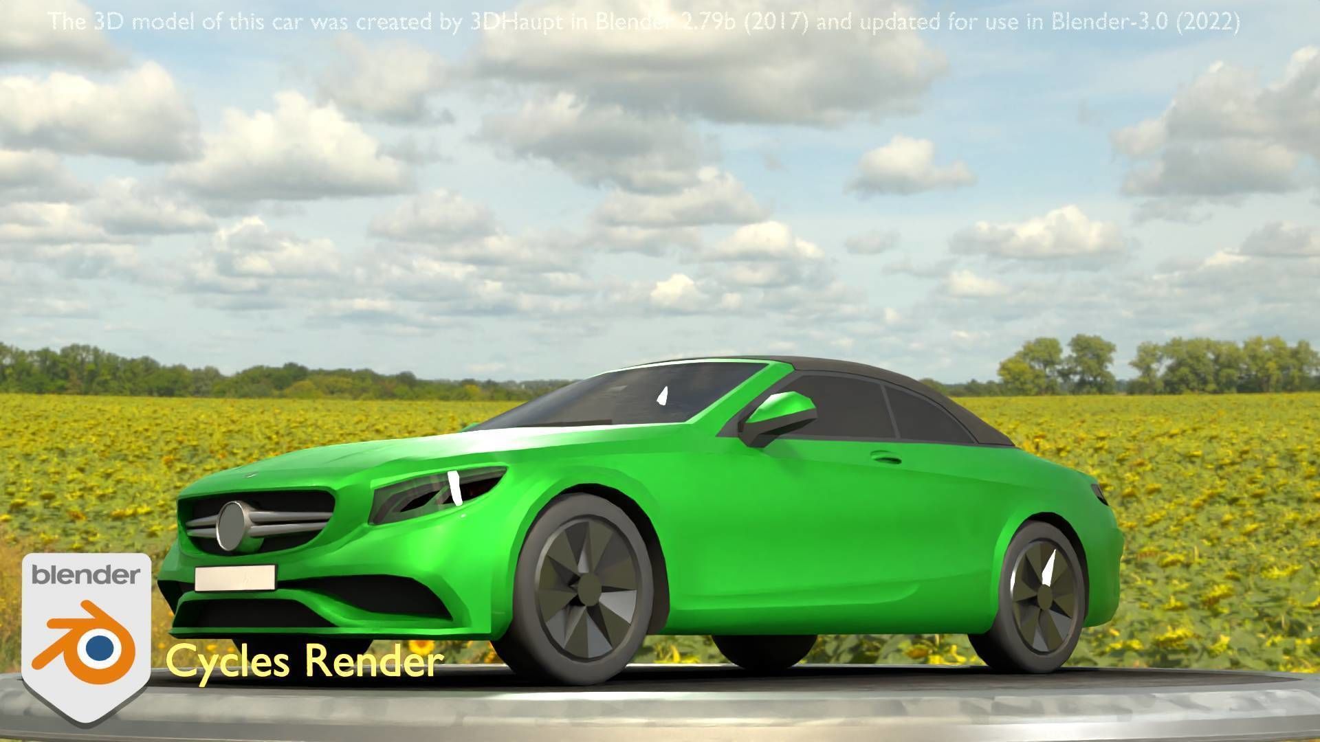 City Car 48 Upper Class Type-A Green Low-poly 3D model_68