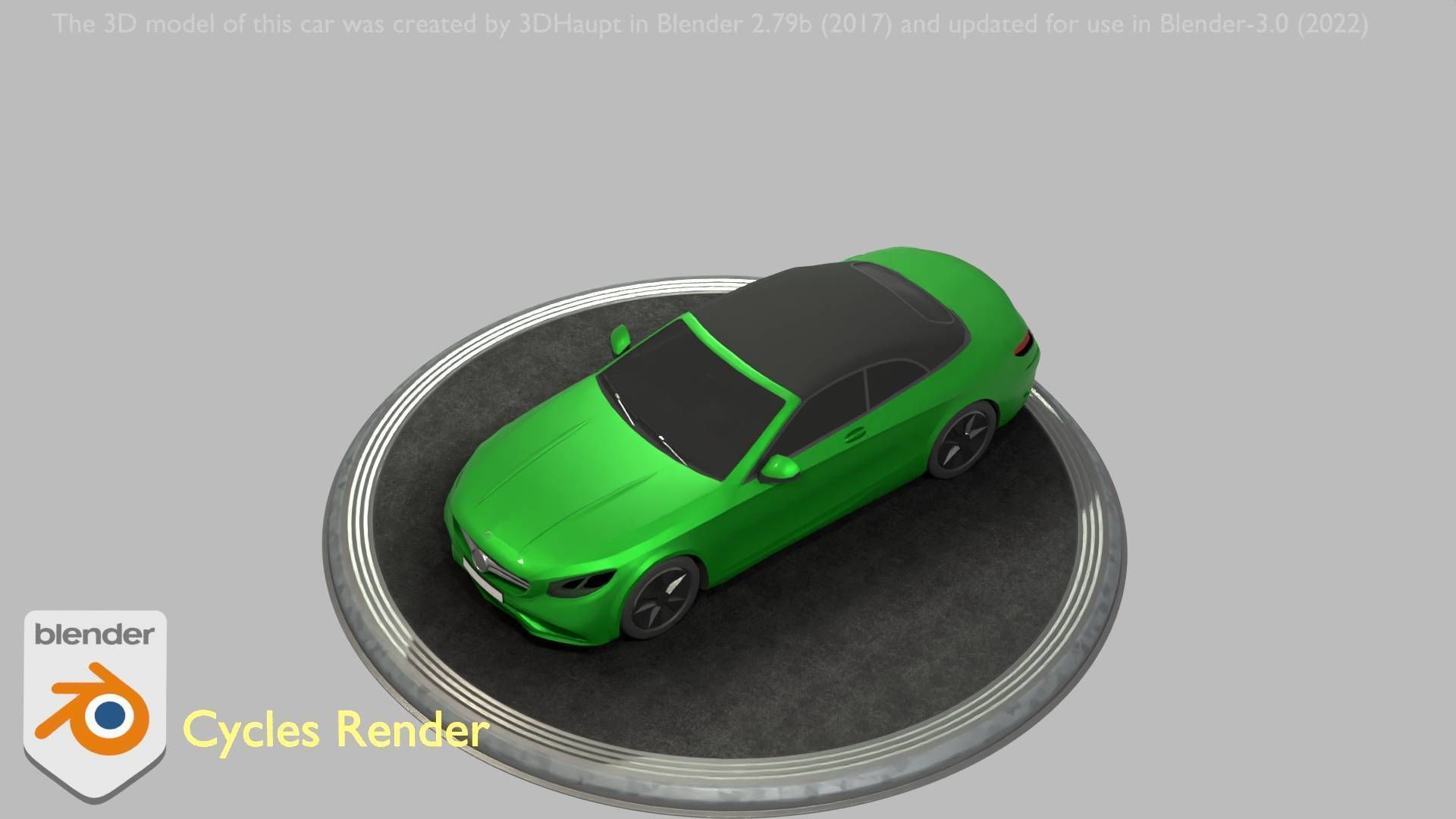 City Car 48 Upper Class Type-A Green Low-poly 3D model_50