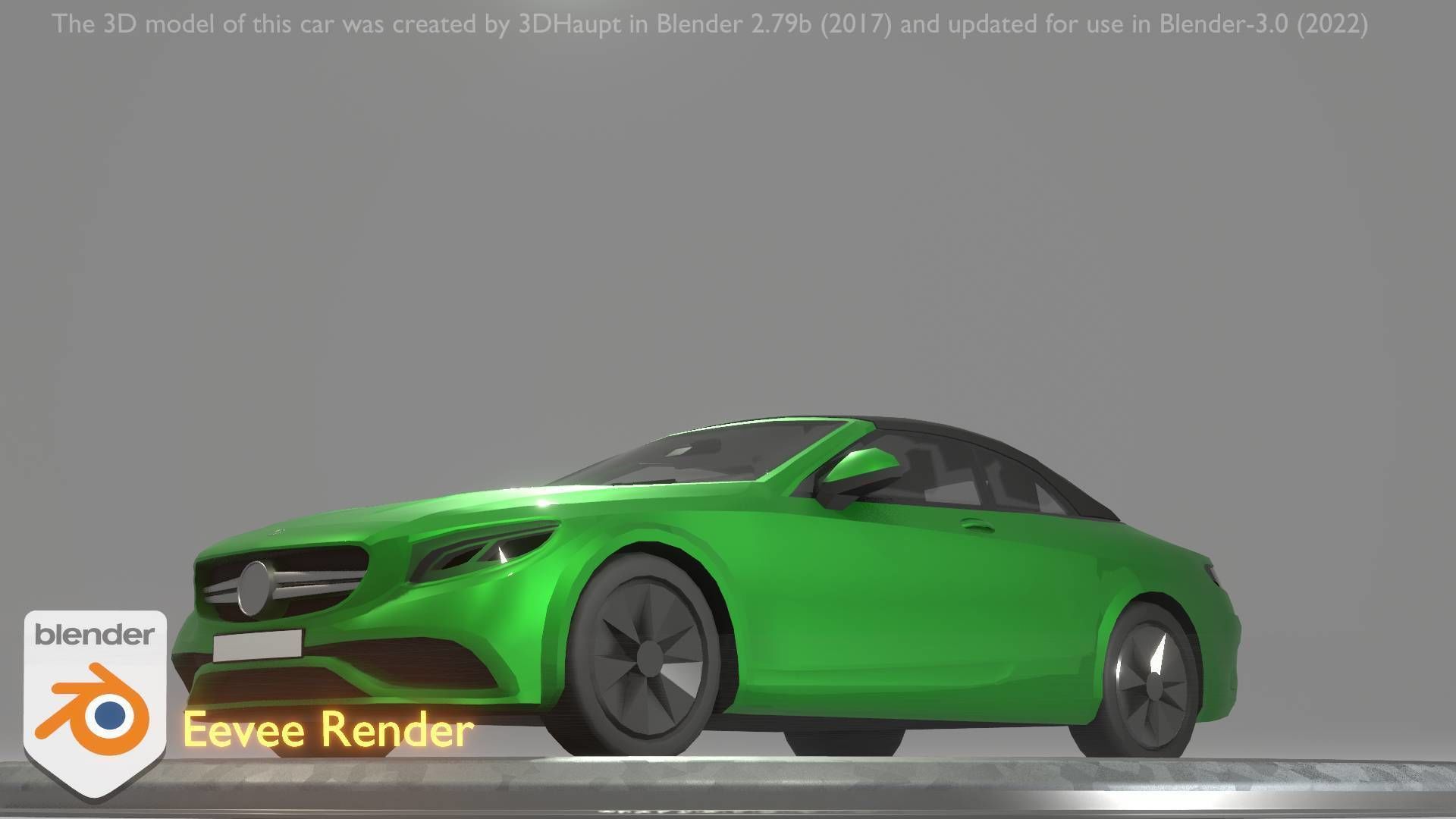 City Car 48 Upper Class Type-A Green Low-poly 3D model_18