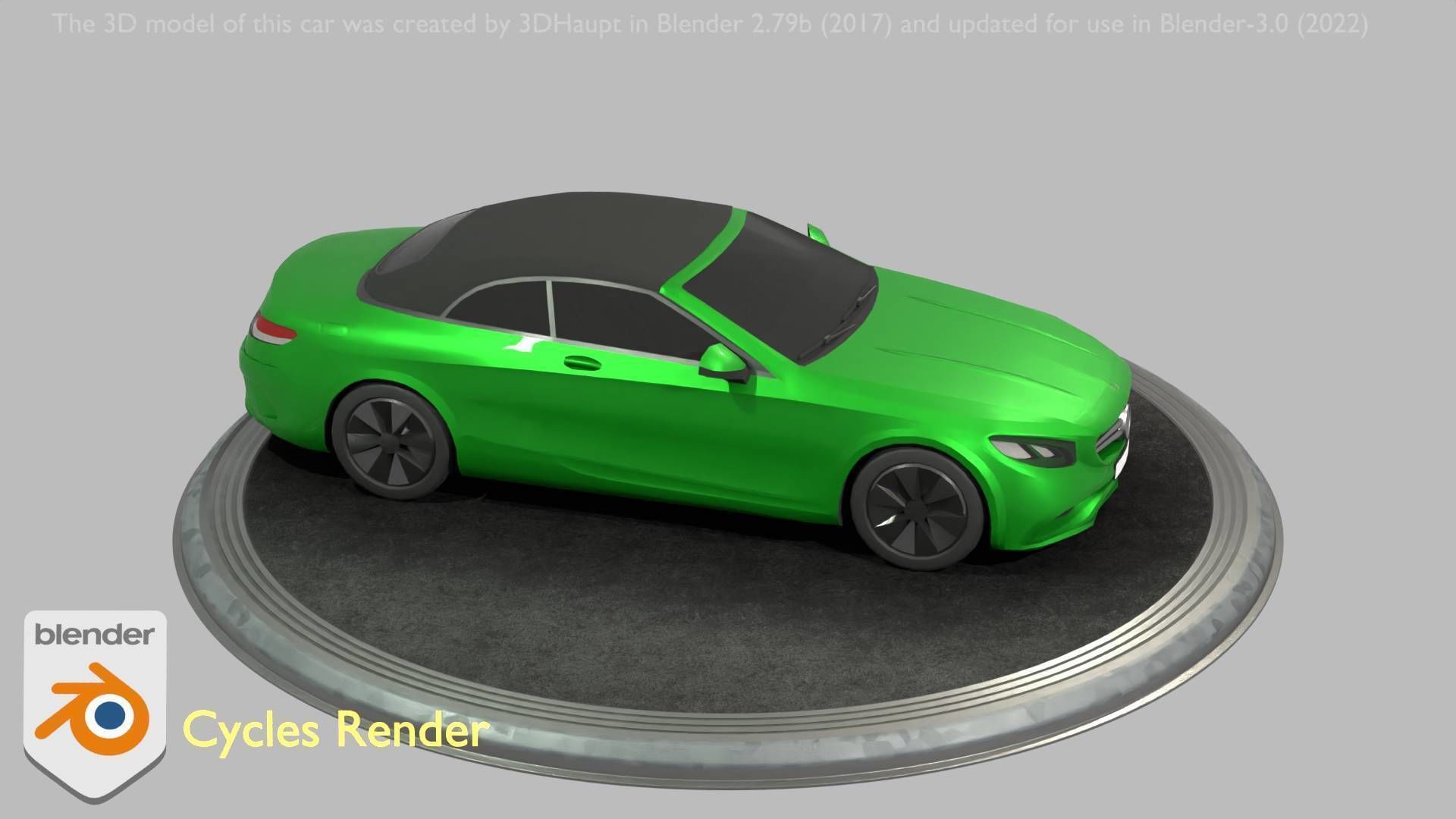 City Car 48 Upper Class Type-A Green Low-poly 3D model_27