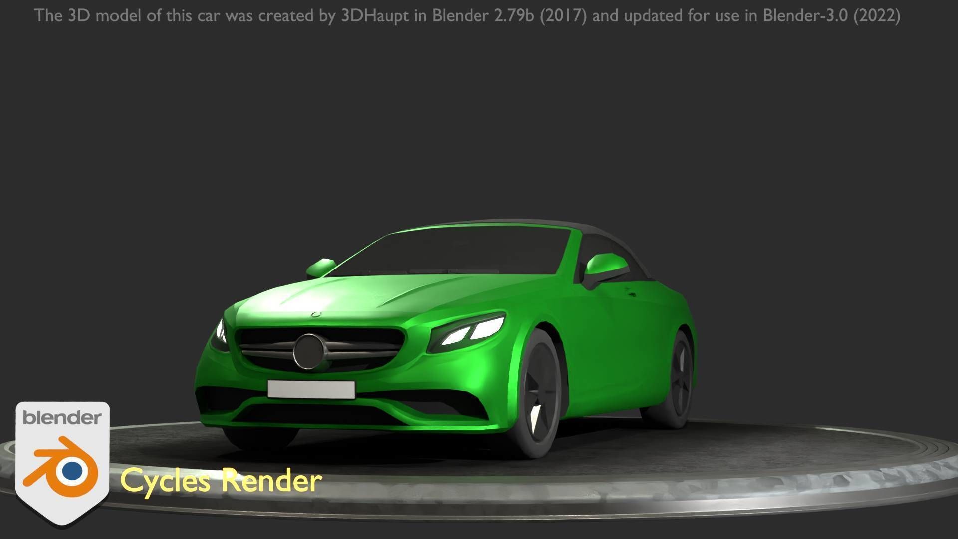 City Car 48 Upper Class Type-A Green Low-poly 3D model_54