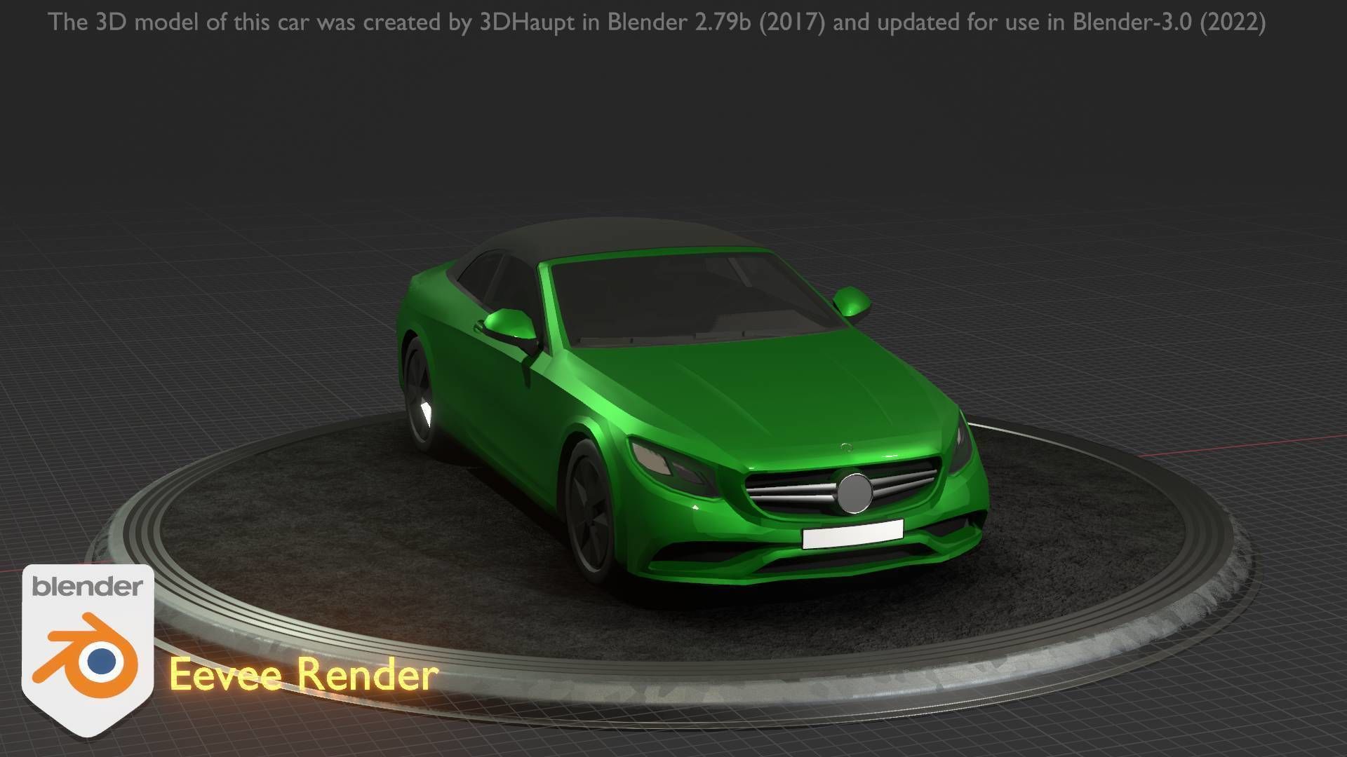 City Car 48 Upper Class Type-A Green Low-poly 3D model_71