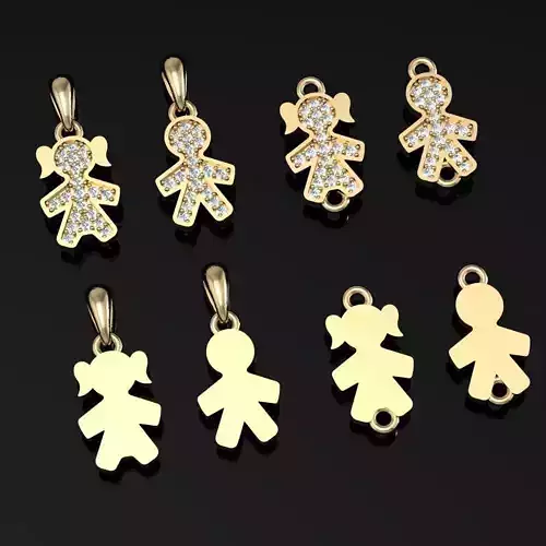 8 pendants for braslet