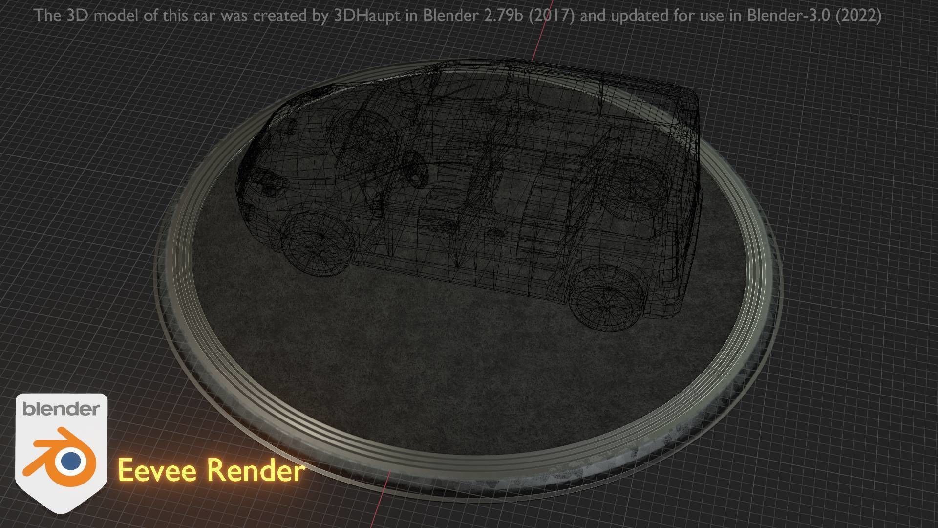 City Car 51 Utility Vehicles Van Type-D Green Low-poly 3D model_112