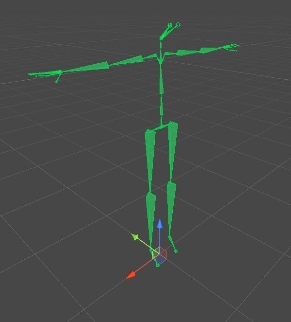Humanoid Armature 3D model_5