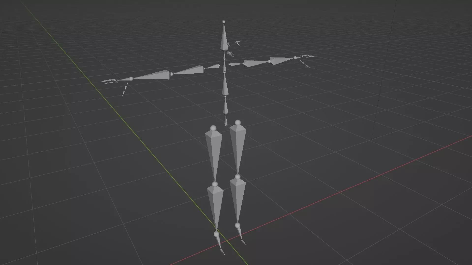 Humanoid Armature 3D model_0