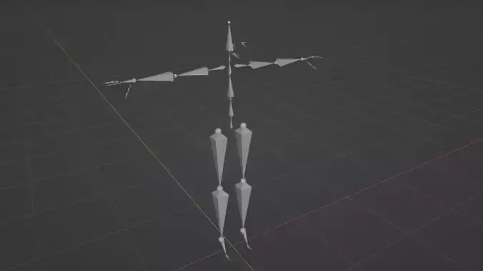 Humanoid Armature 3D model