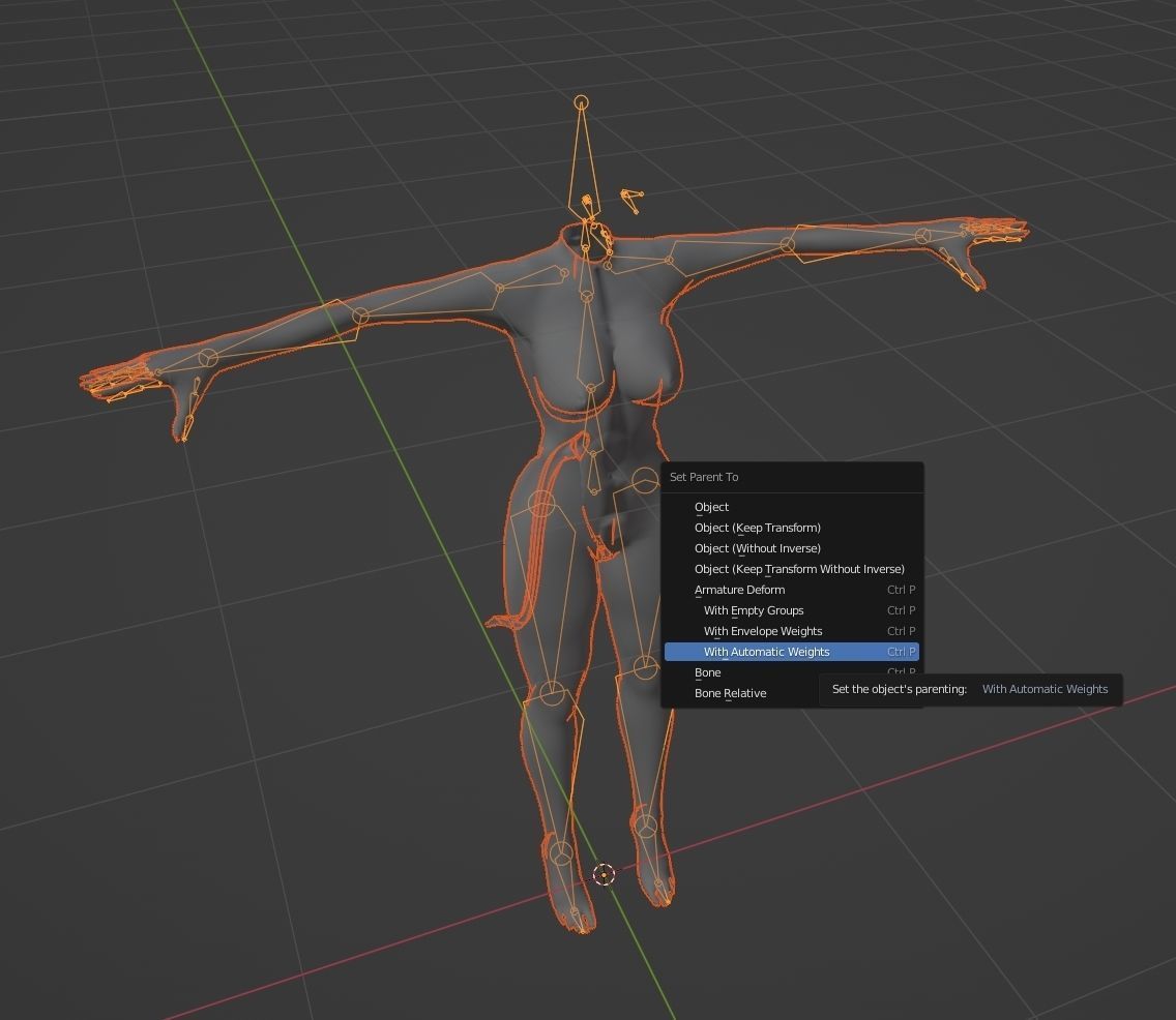 Humanoid Armature 3D model_2