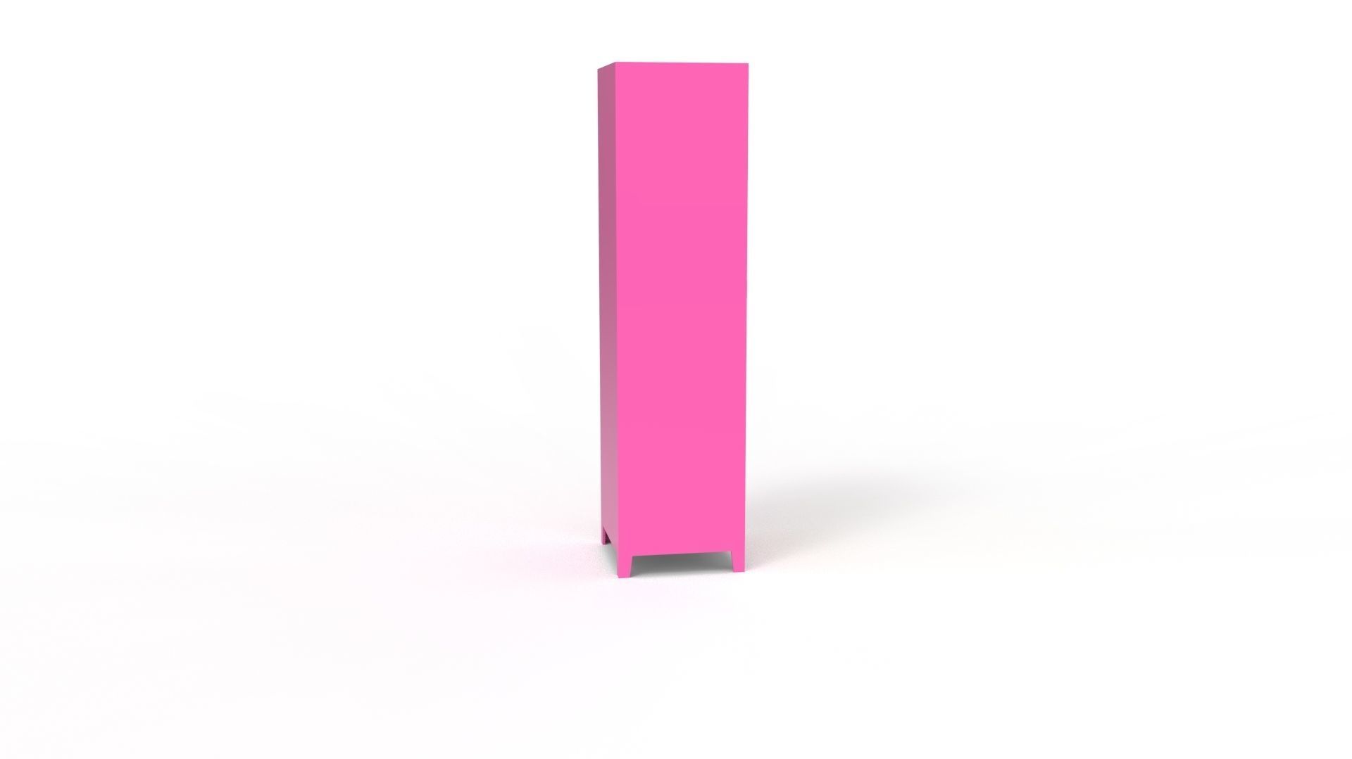 METAL CABINET-5 TYPES -PINK AND CREAM 3D Model Collection_37