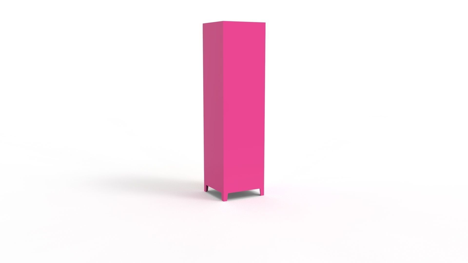 METAL CABINET-5 TYPES -PINK AND CREAM 3D Model Collection_53