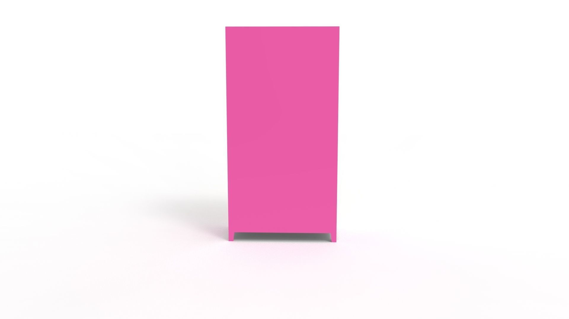 METAL CABINET-5 TYPES -PINK AND CREAM 3D Model Collection_18