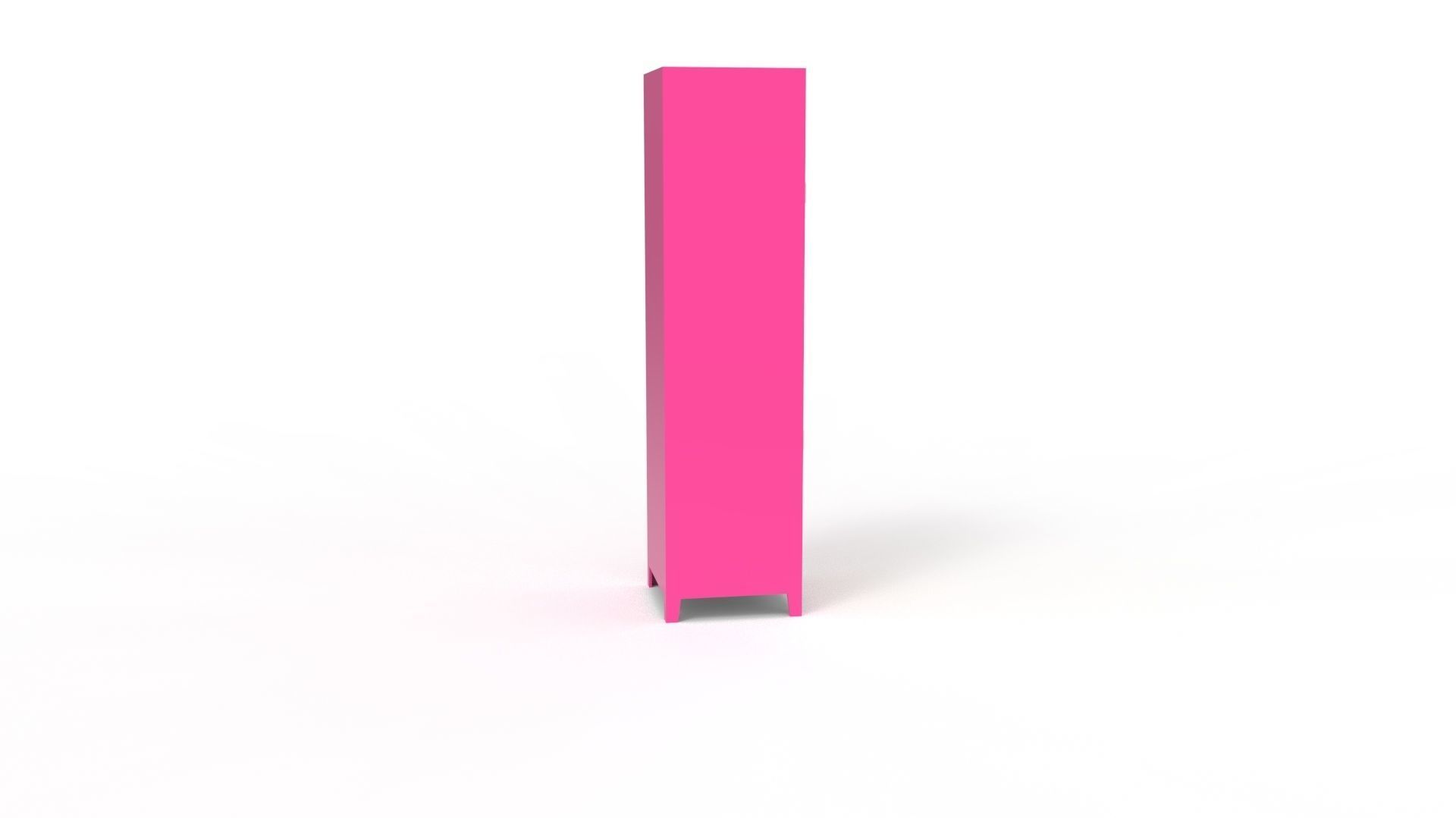 METAL CABINET-5 TYPES -PINK AND CREAM 3D Model Collection_52