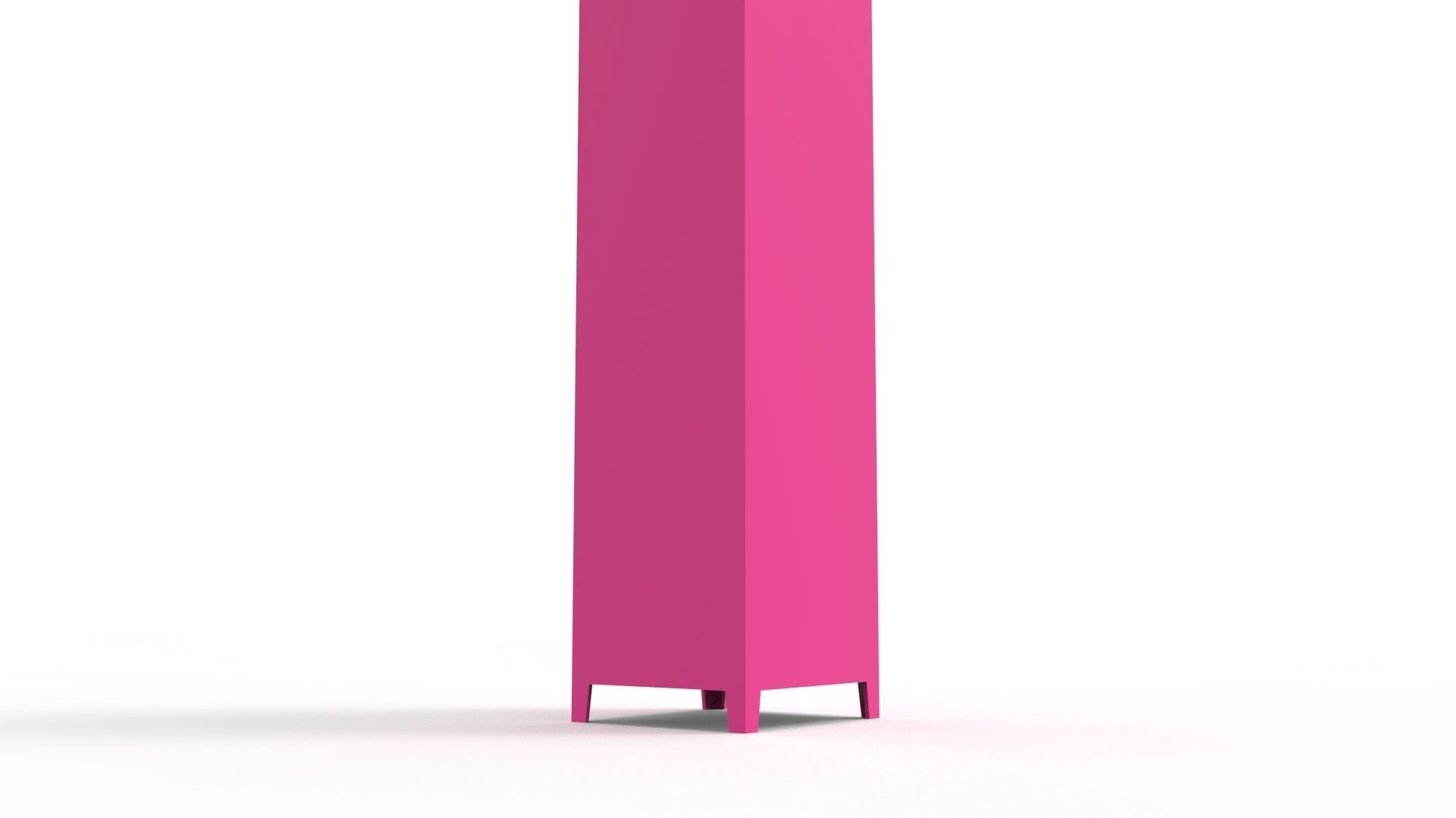 METAL CABINET-5 TYPES -PINK AND CREAM 3D Model Collection_51