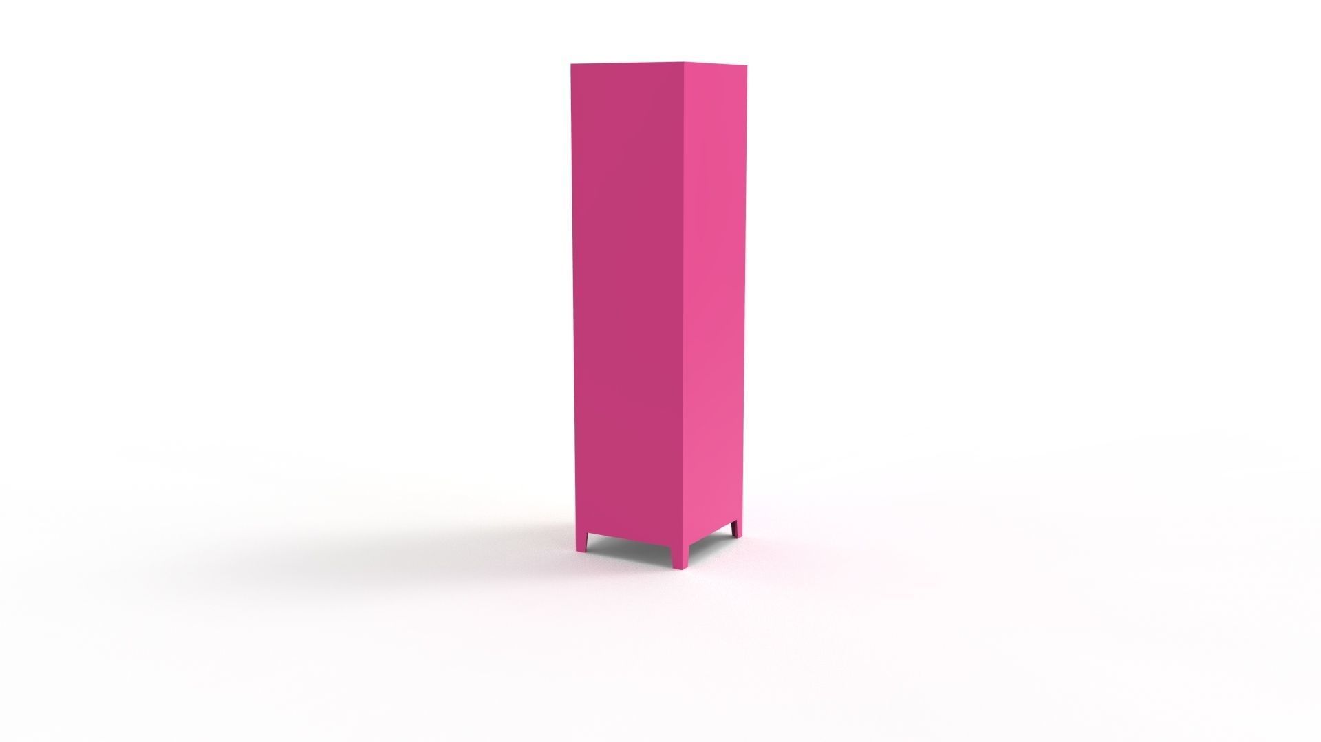 METAL CABINET-5 TYPES -PINK AND CREAM 3D Model Collection_56