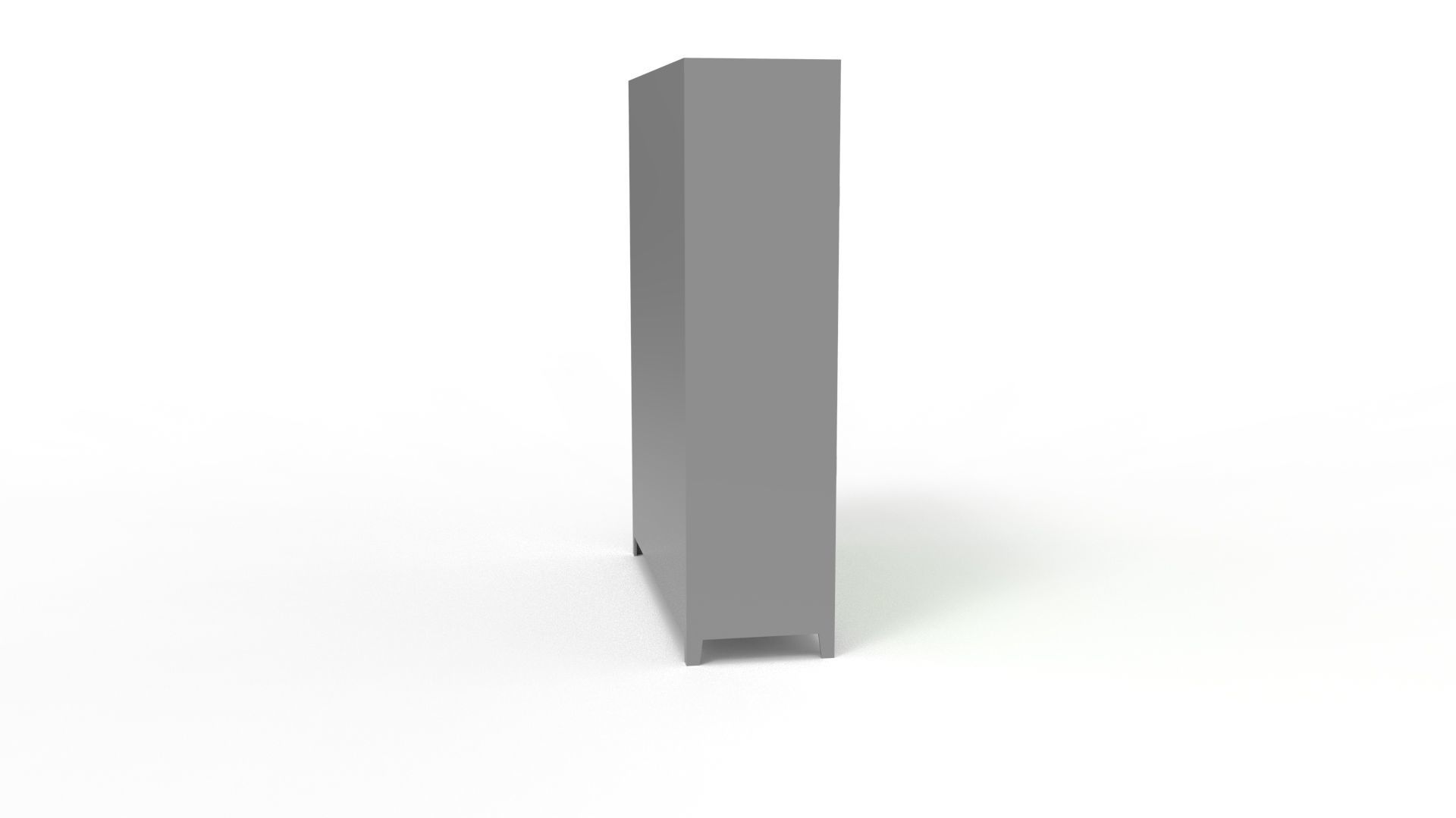 METAL CABINET-5 TYPES-GRAY AND GREEN 3D Model Collection_67