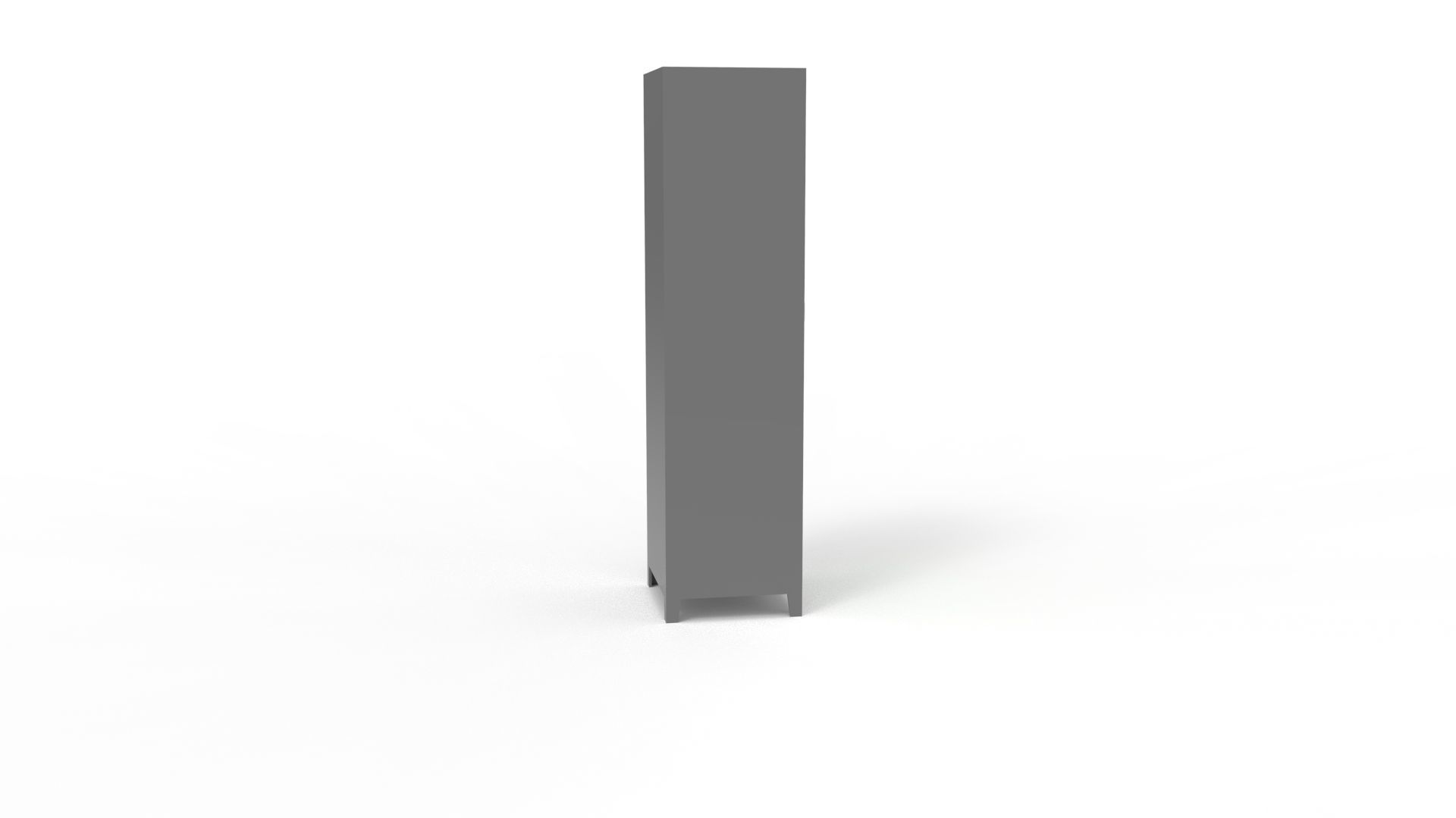 METAL CABINET-5 TYPES-GRAY AND GREEN 3D Model Collection_46