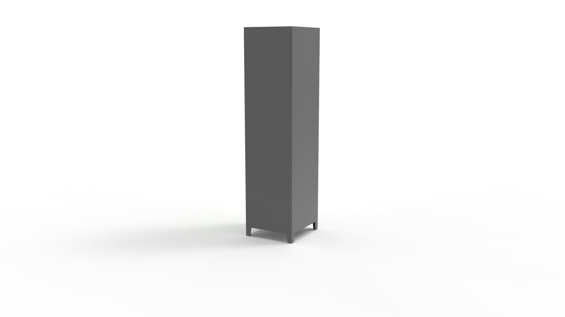 METAL CABINET-5 TYPES-GRAY AND GREEN 3D Model Collection_40