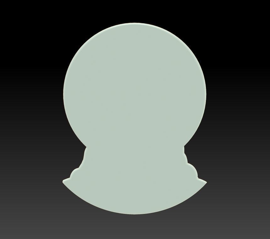 Jesus 2 head 3D print model_6