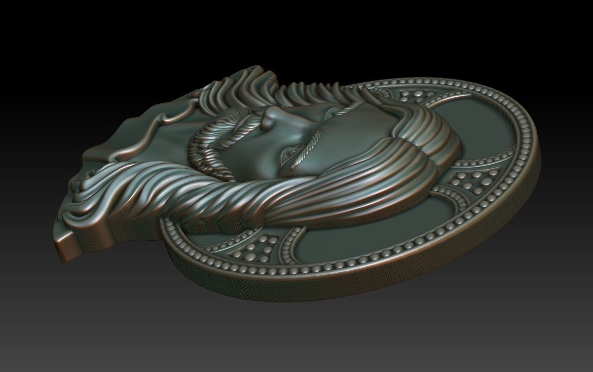 Jesus 2 head 3D print model_10