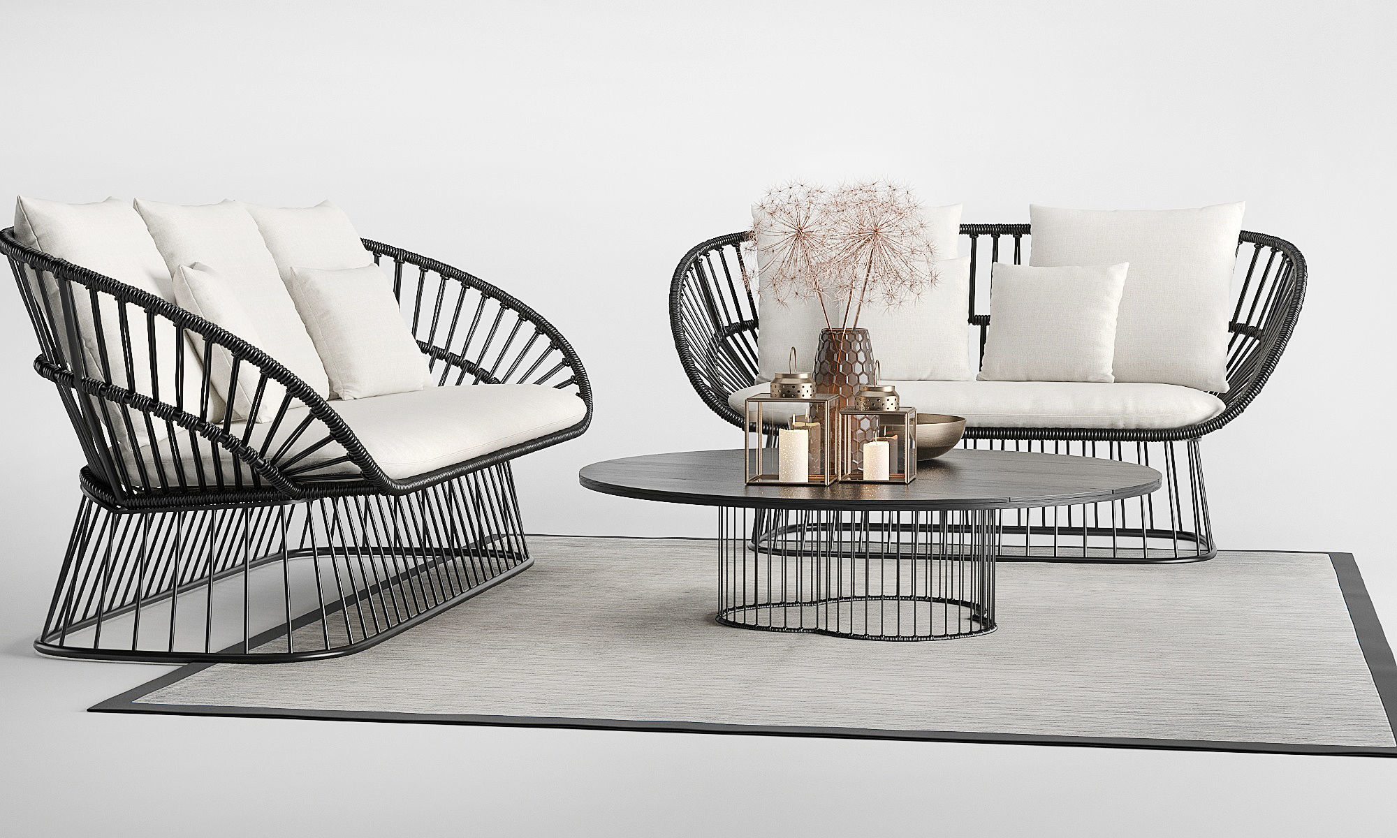 Kettal Kala Custom Outdoor Furnitures 3D model_1