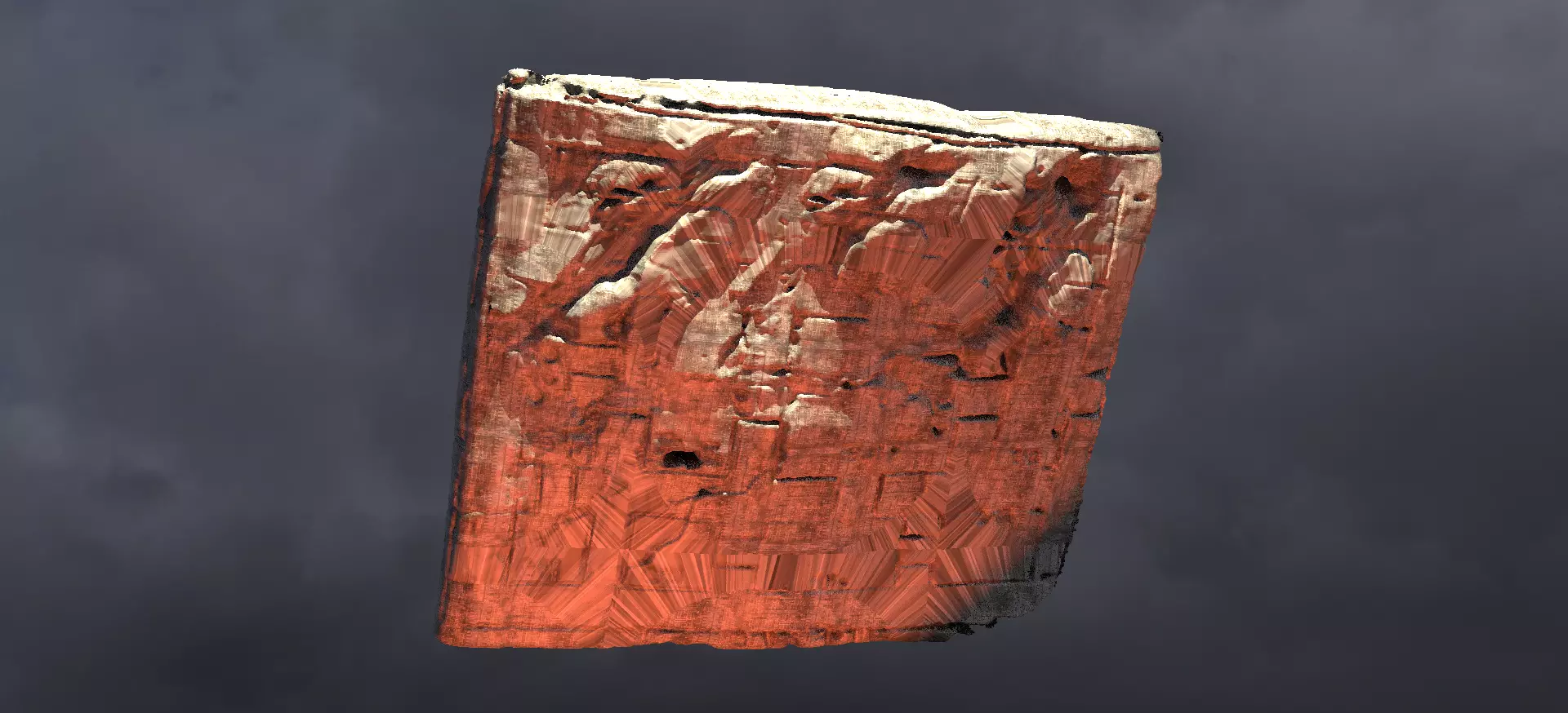 Angel Stone Wall Holy 3D model_0