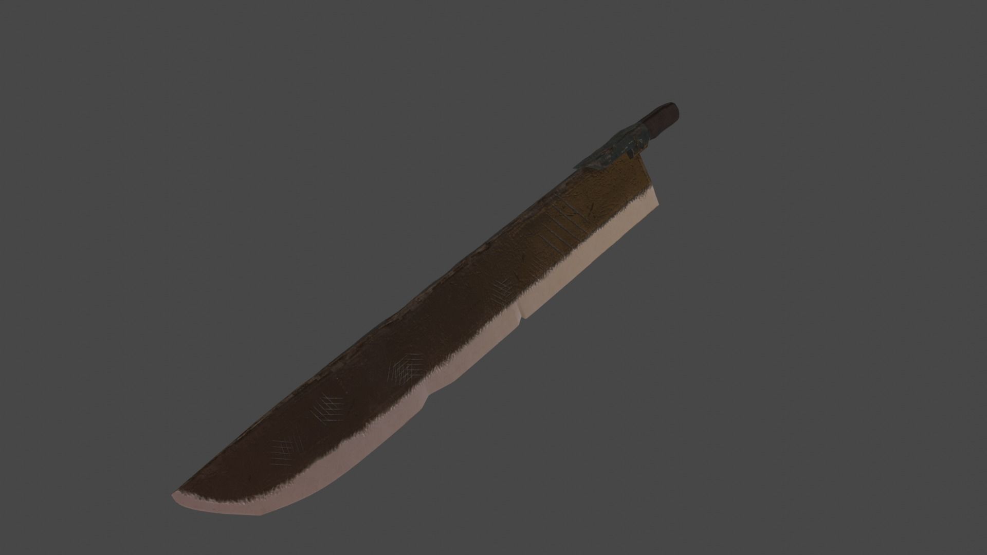 silent hill sword Low-poly 3D model_2