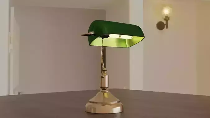 Table Lamp Bakelite 3D model