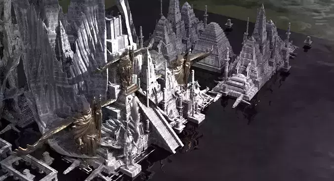 Angelic Pyramid City of Ascension Kit bash