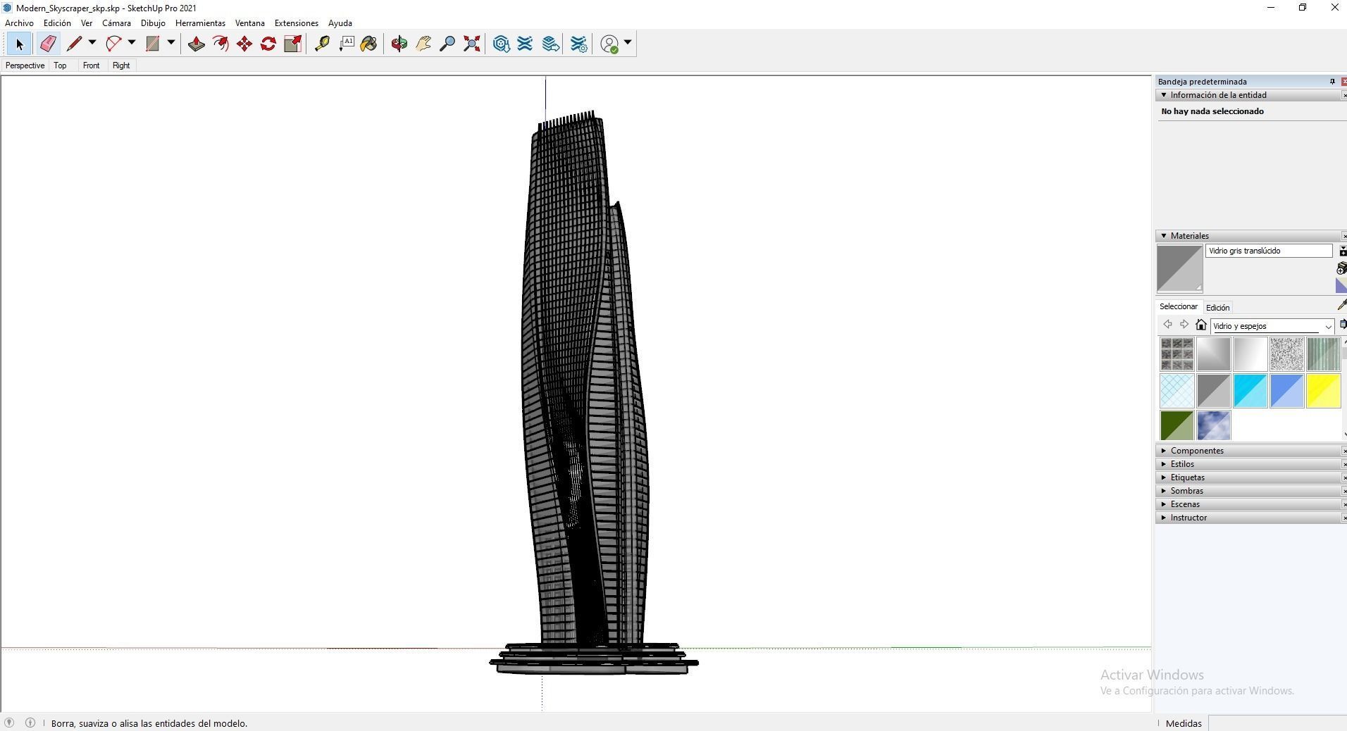 Aesthetic Skyscraper 3D model_21