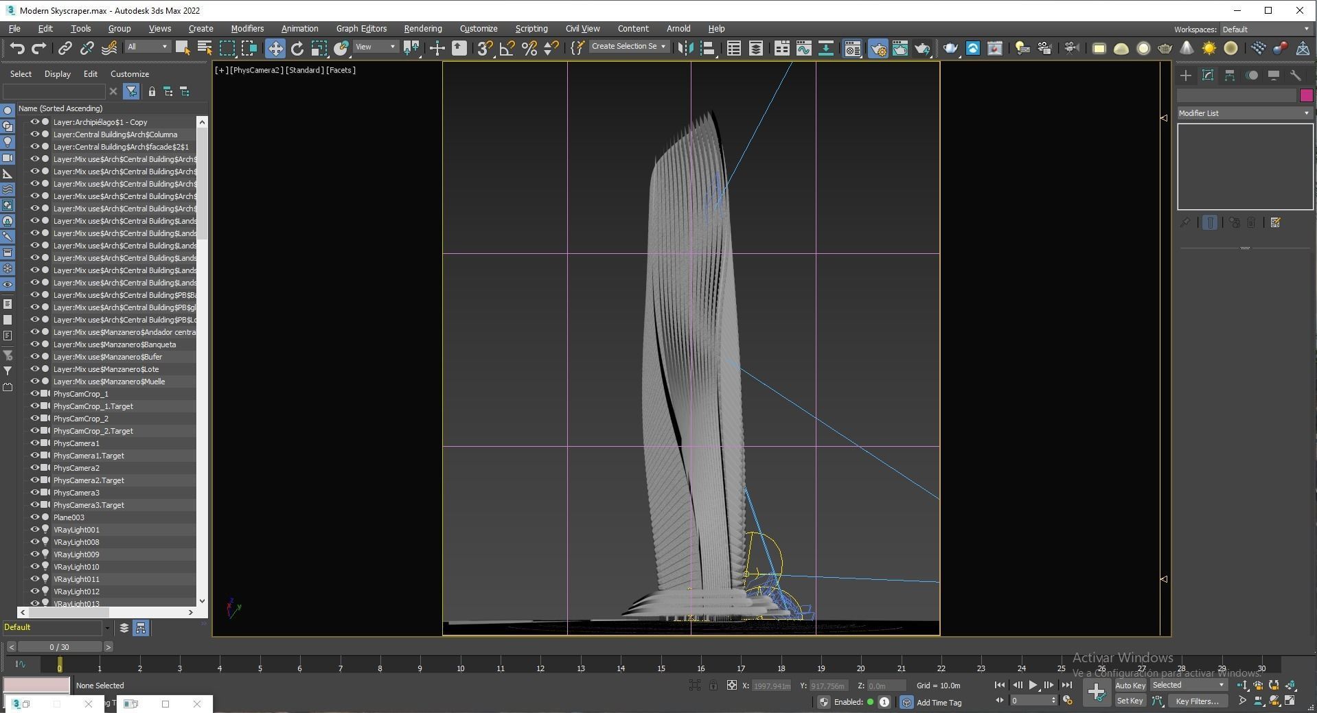 Aesthetic Skyscraper 3D model_17