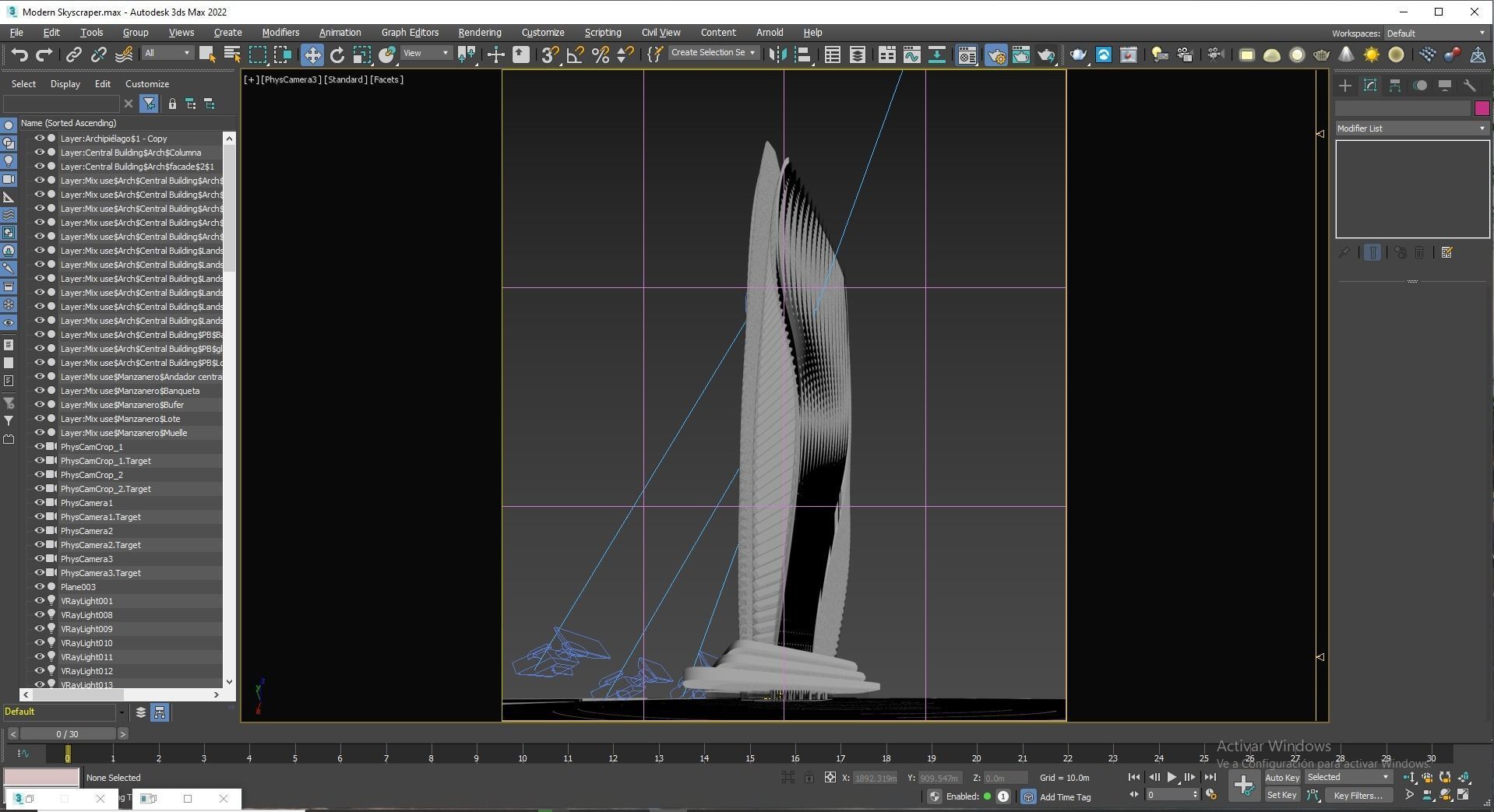 Aesthetic Skyscraper 3D model_29