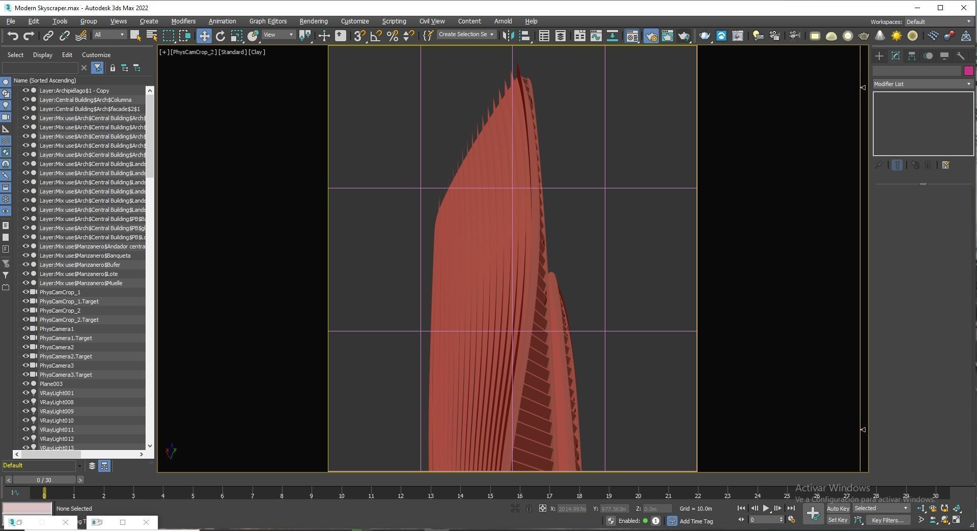 Aesthetic Skyscraper 3D model_20