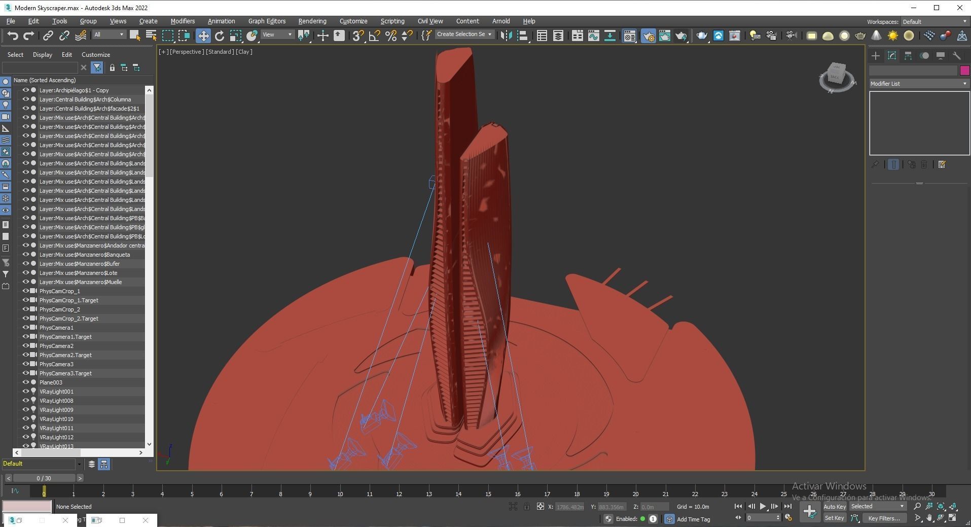 Aesthetic Skyscraper 3D model_27