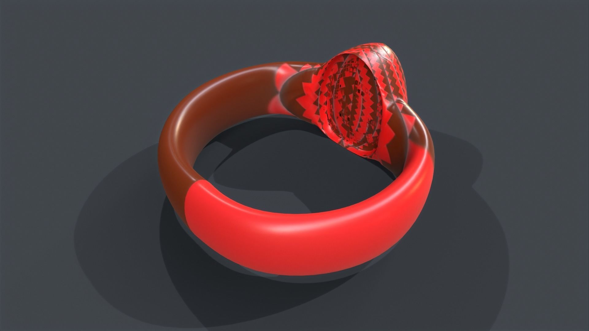 Ring 01 Low-poly 3D model_19