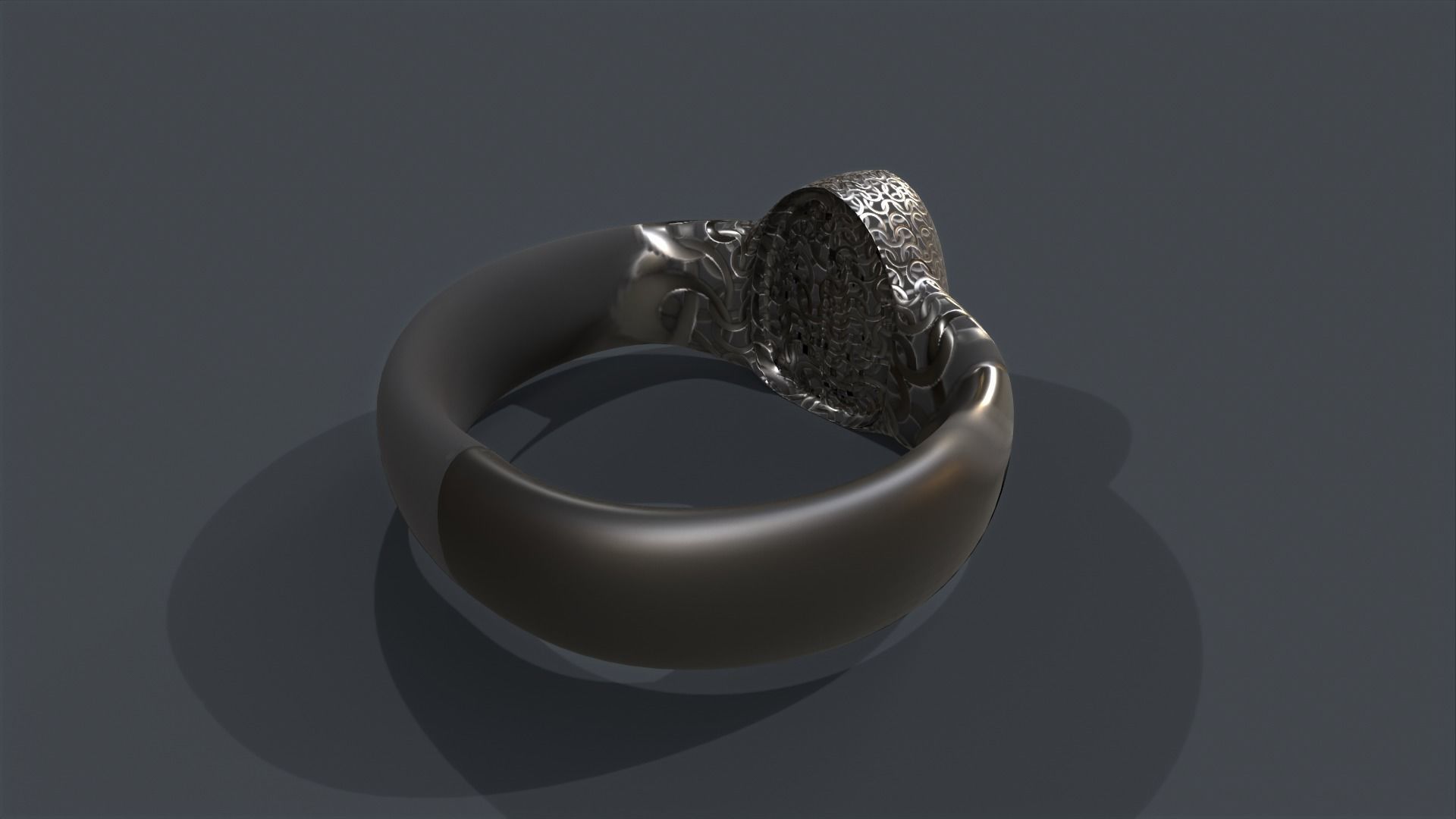 Ring 01 Low-poly 3D model_11