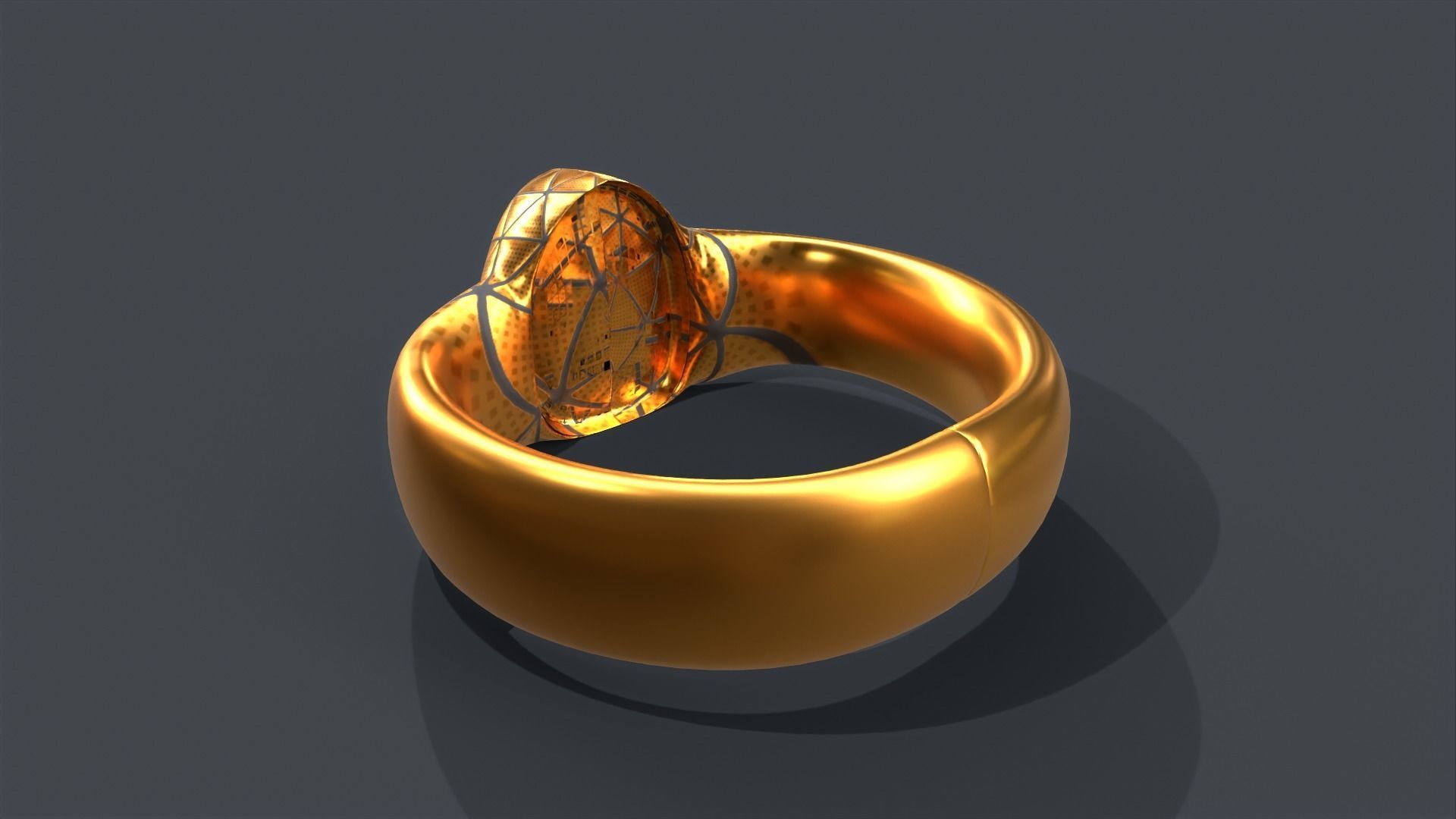 Ring 01 Low-poly 3D model_15