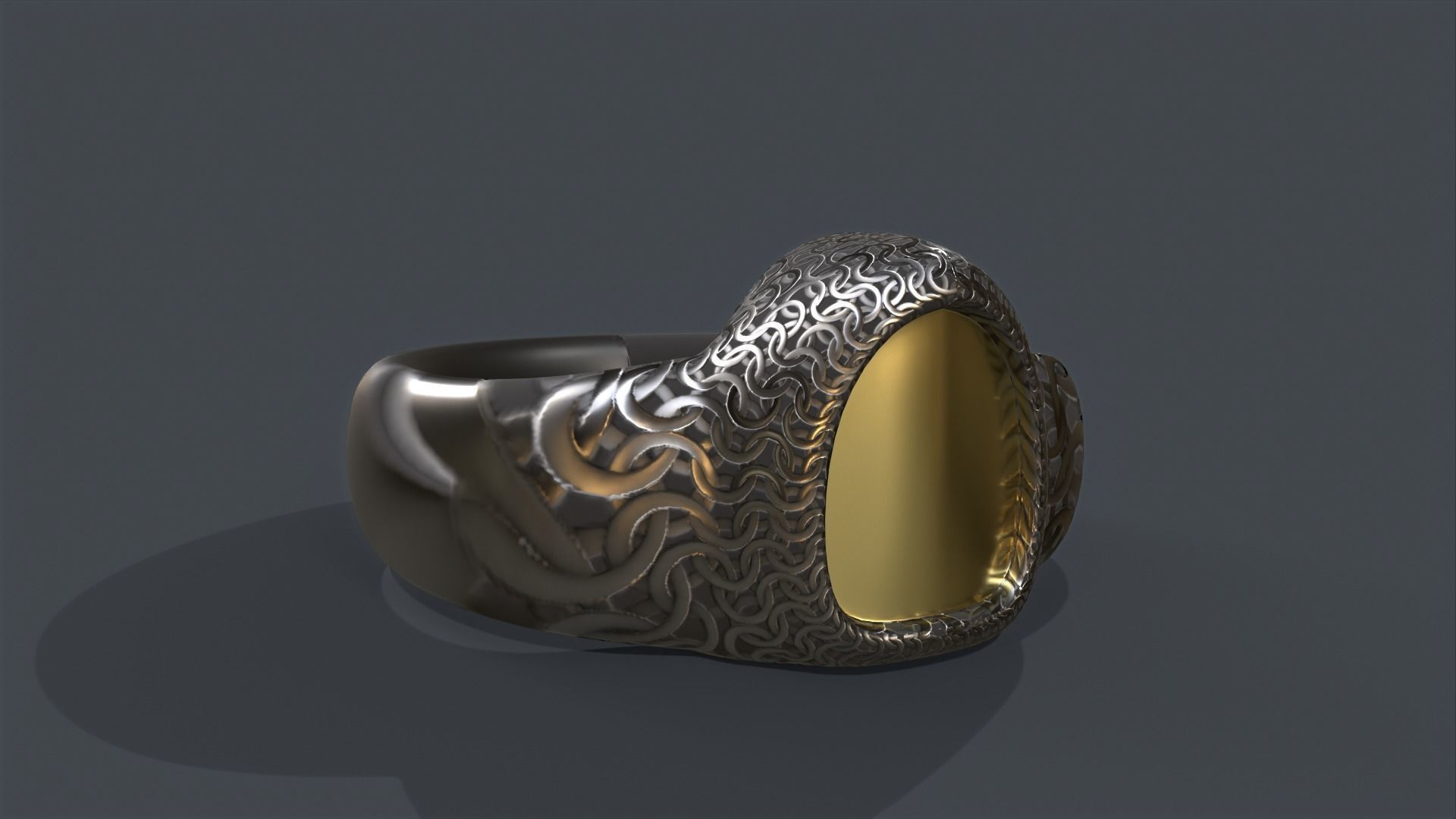 Ring 01 Low-poly 3D model_3