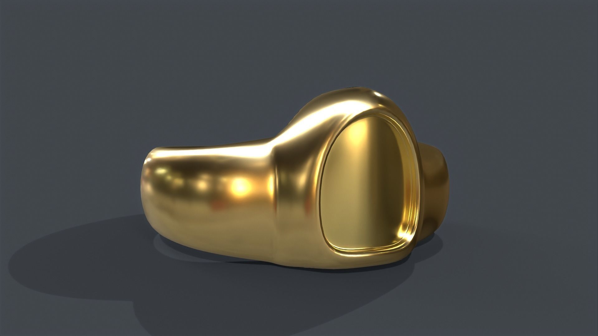 Ring 01 Low-poly 3D model_4