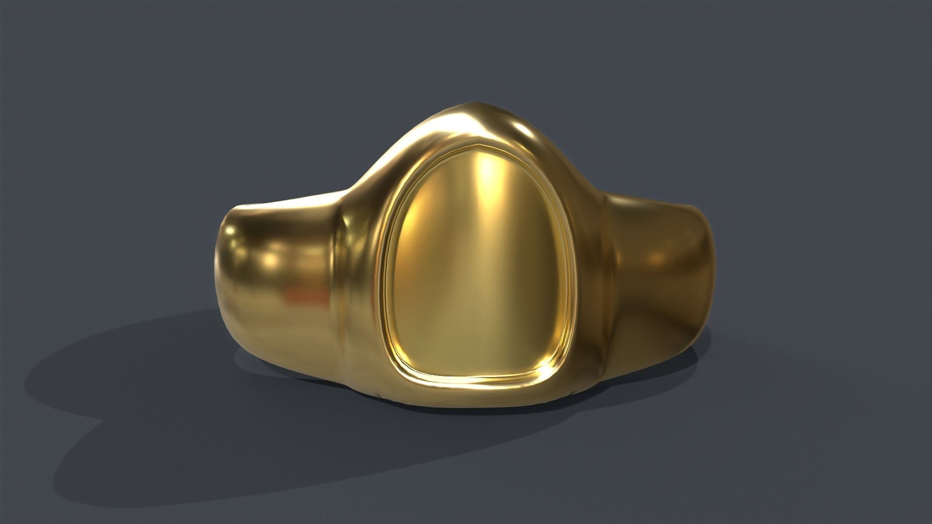 Ring 01 Low-poly 3D model_5