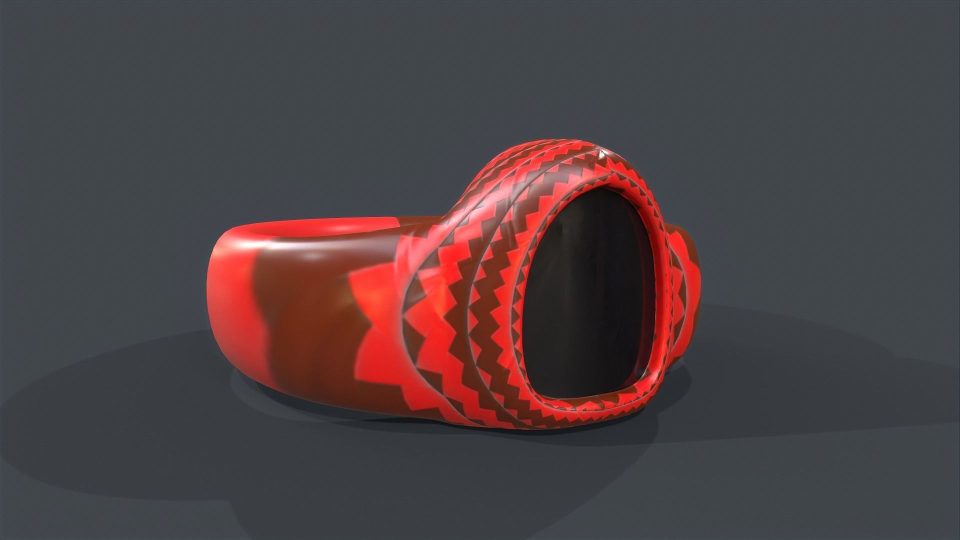 Ring 01 Low-poly 3D model_1