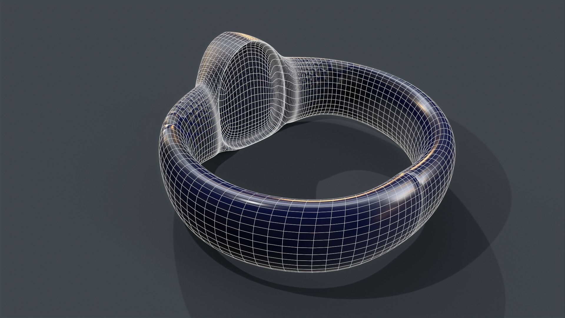 Ring 01 Low-poly 3D model_24