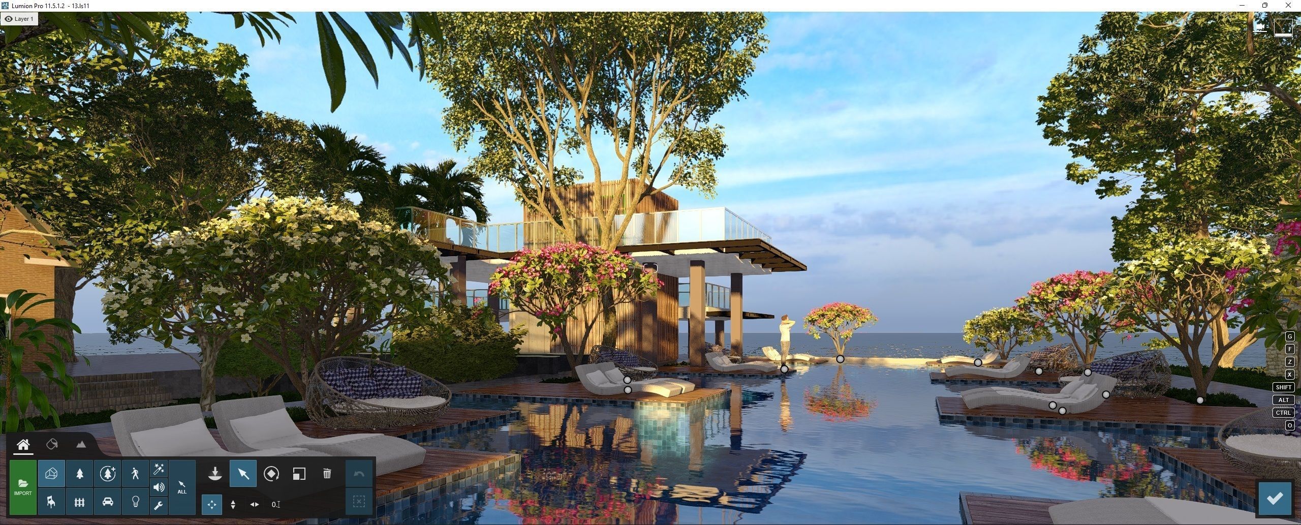 SCENE LUMION 11 5 AND ABOVE BEACH BY YOGA4ARCH 3D model_23