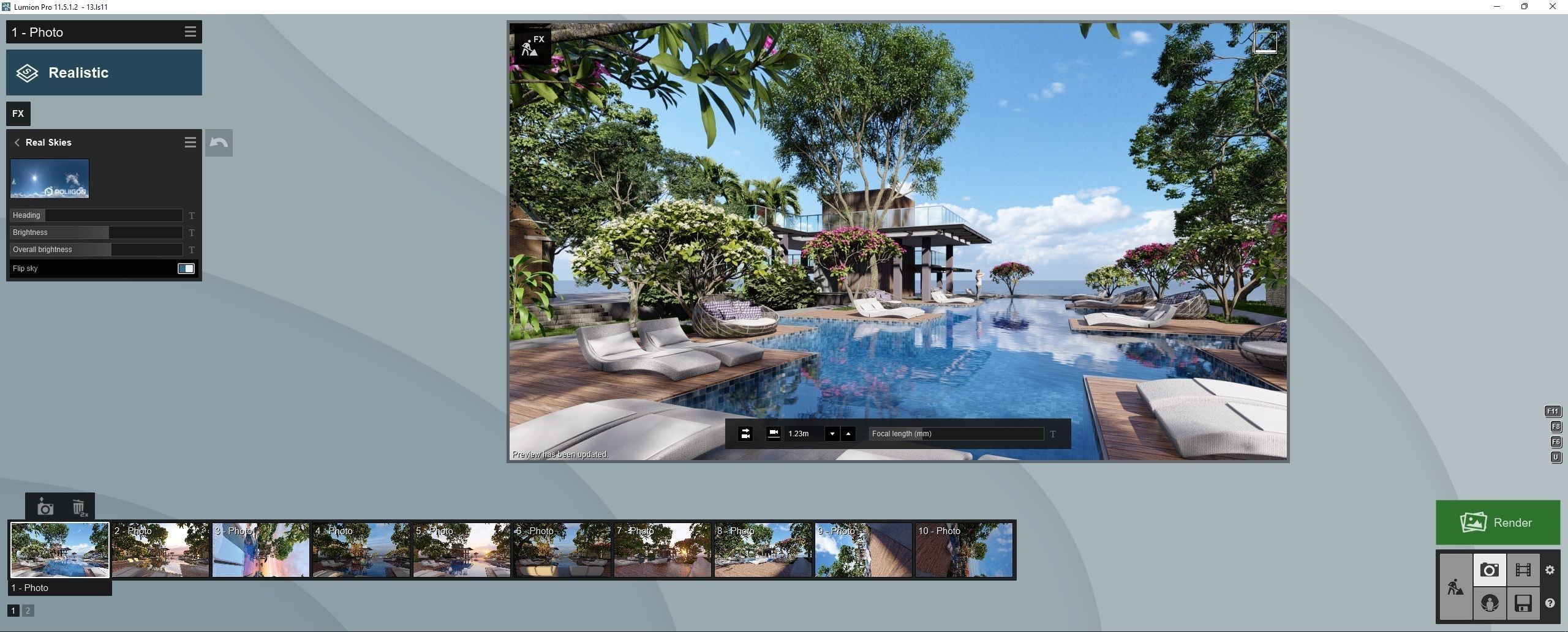 SCENE LUMION 11 5 AND ABOVE BEACH BY YOGA4ARCH 3D model_12